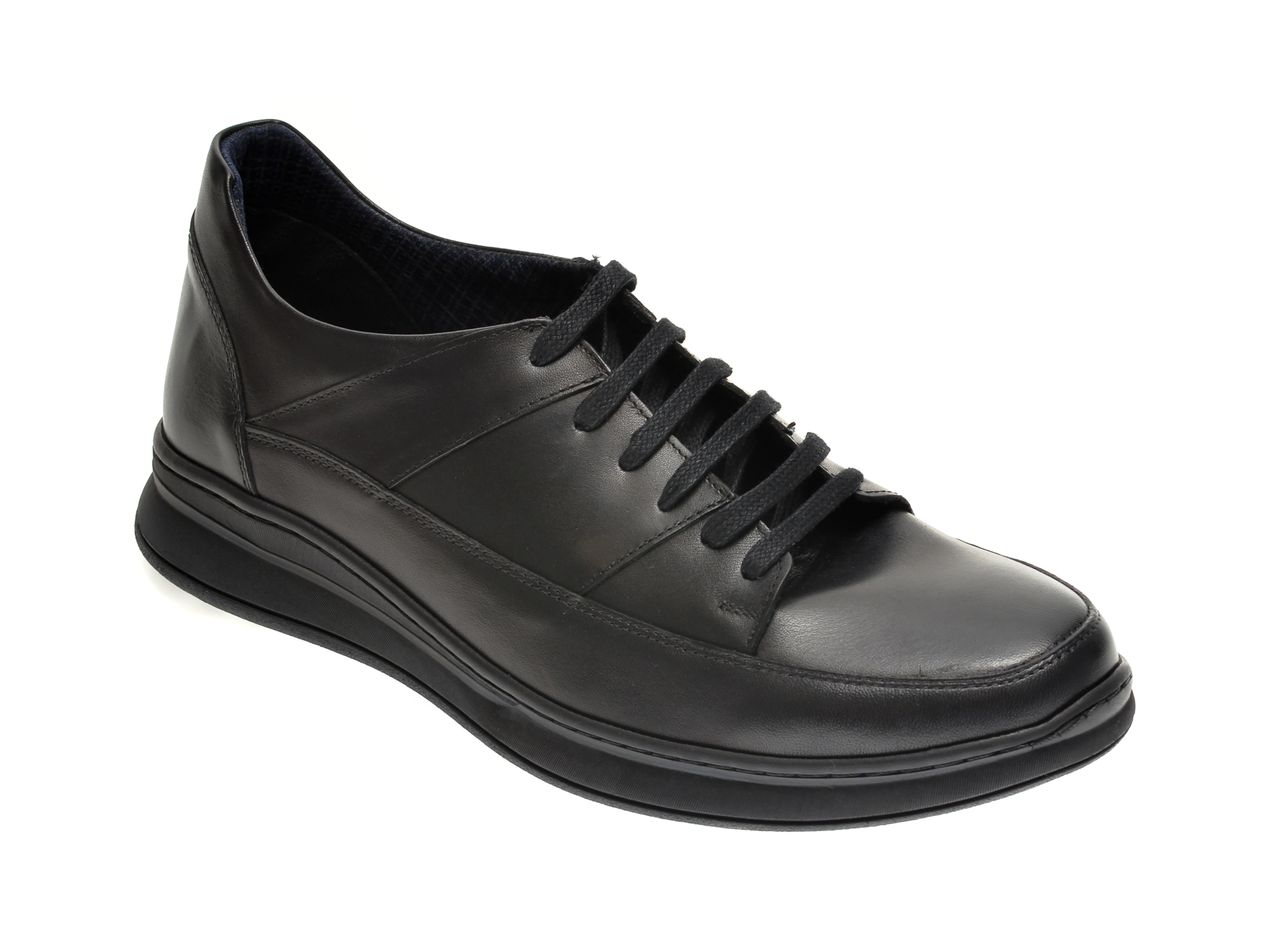 Pantofi OTTER negri, K36, din piele naturala