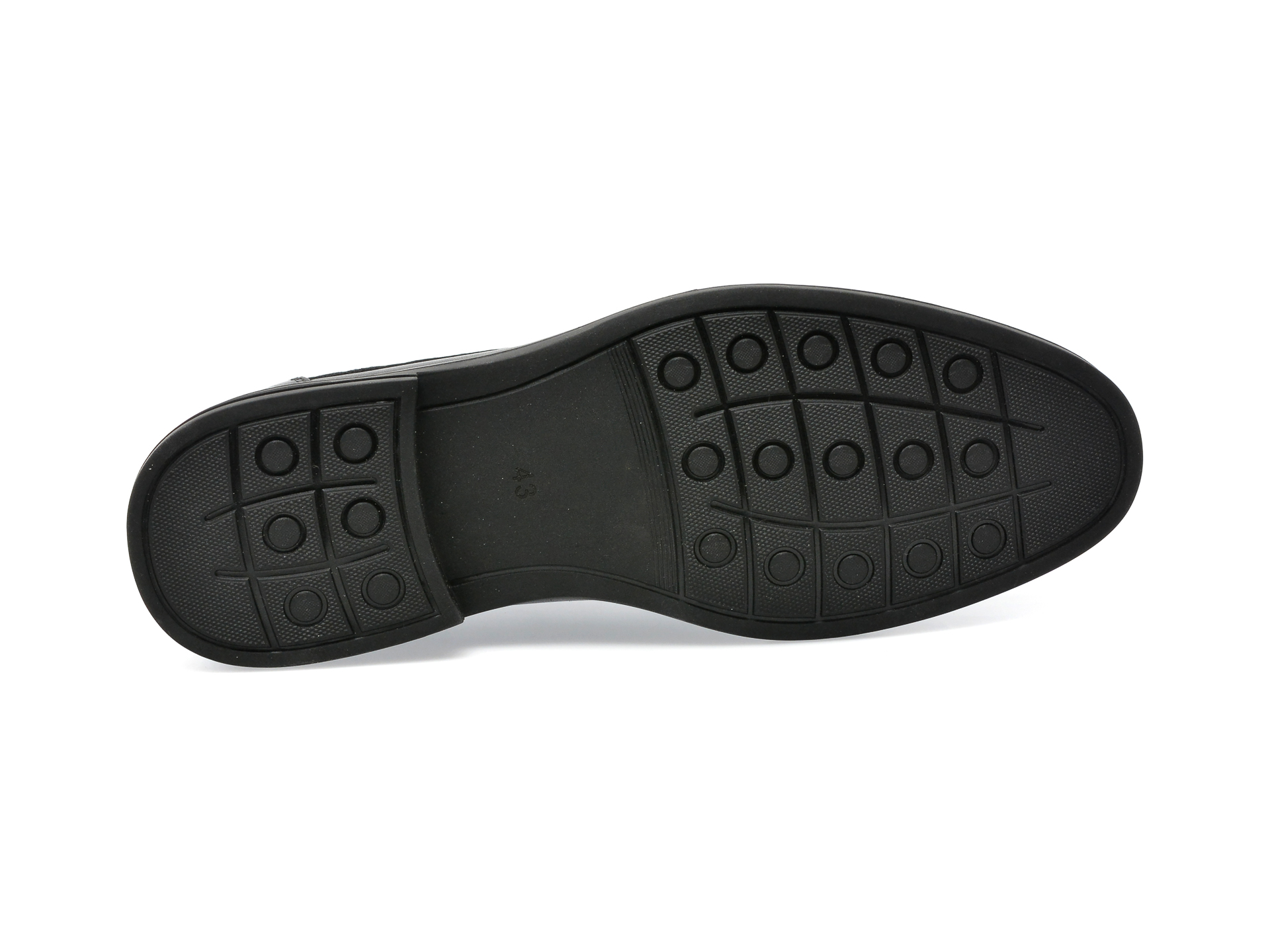 Pantofi OTTER negri, L25059, din piele naturala