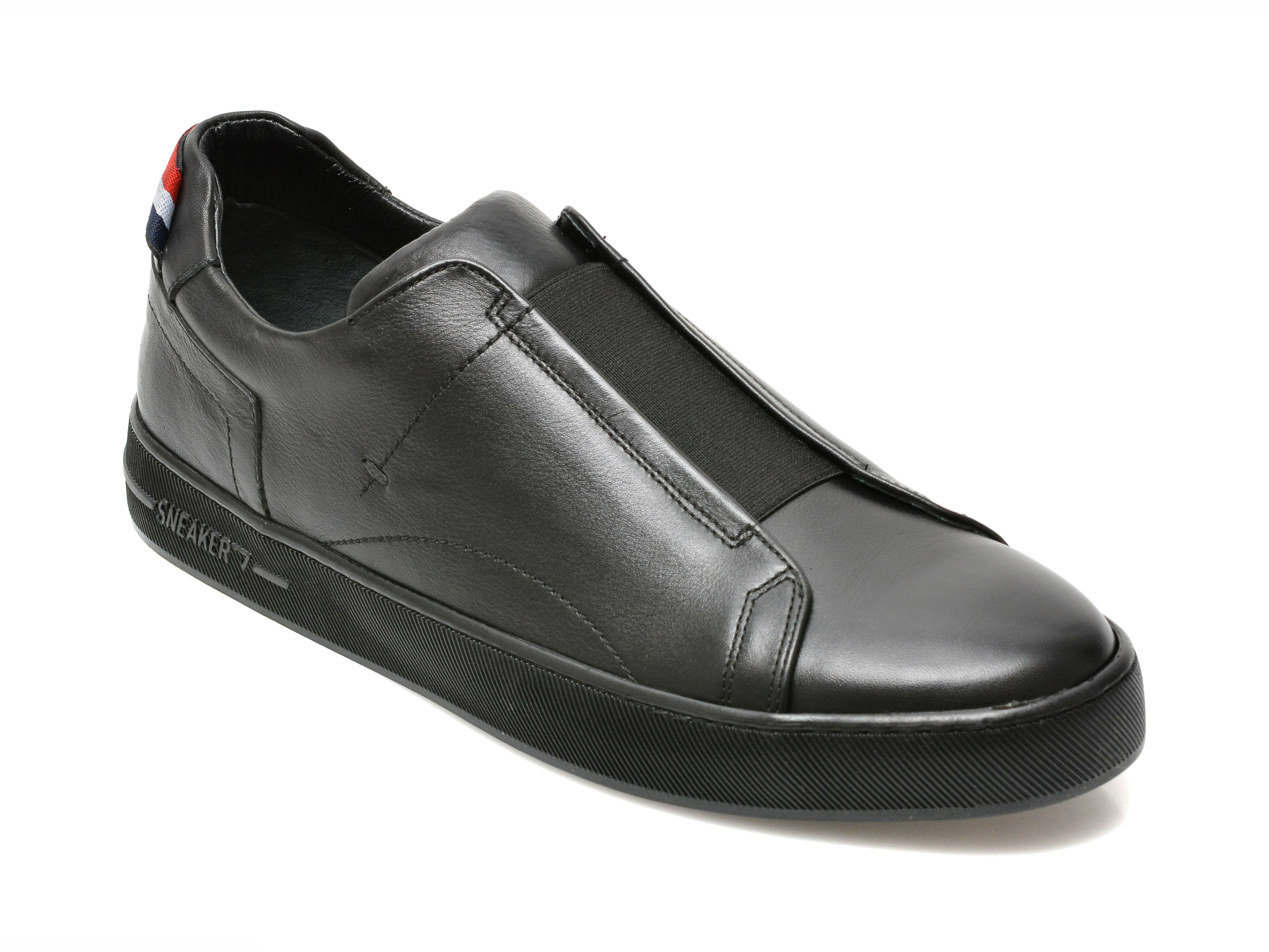 Pantofi OTTER negri, M2222, din piele naturala Otter imagine 2022 reducere