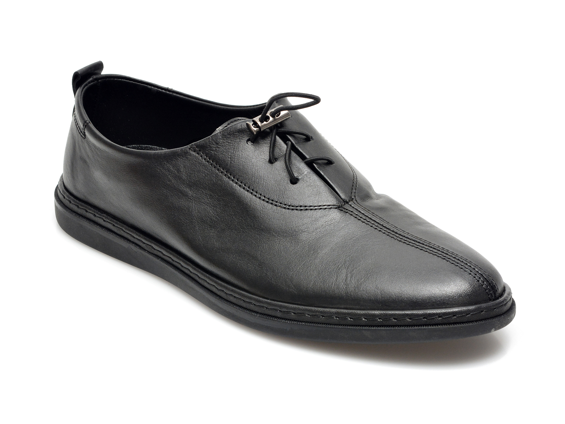 Pantofi OTTER negri, M5574, din piele naturala Otter poza reduceri 2021