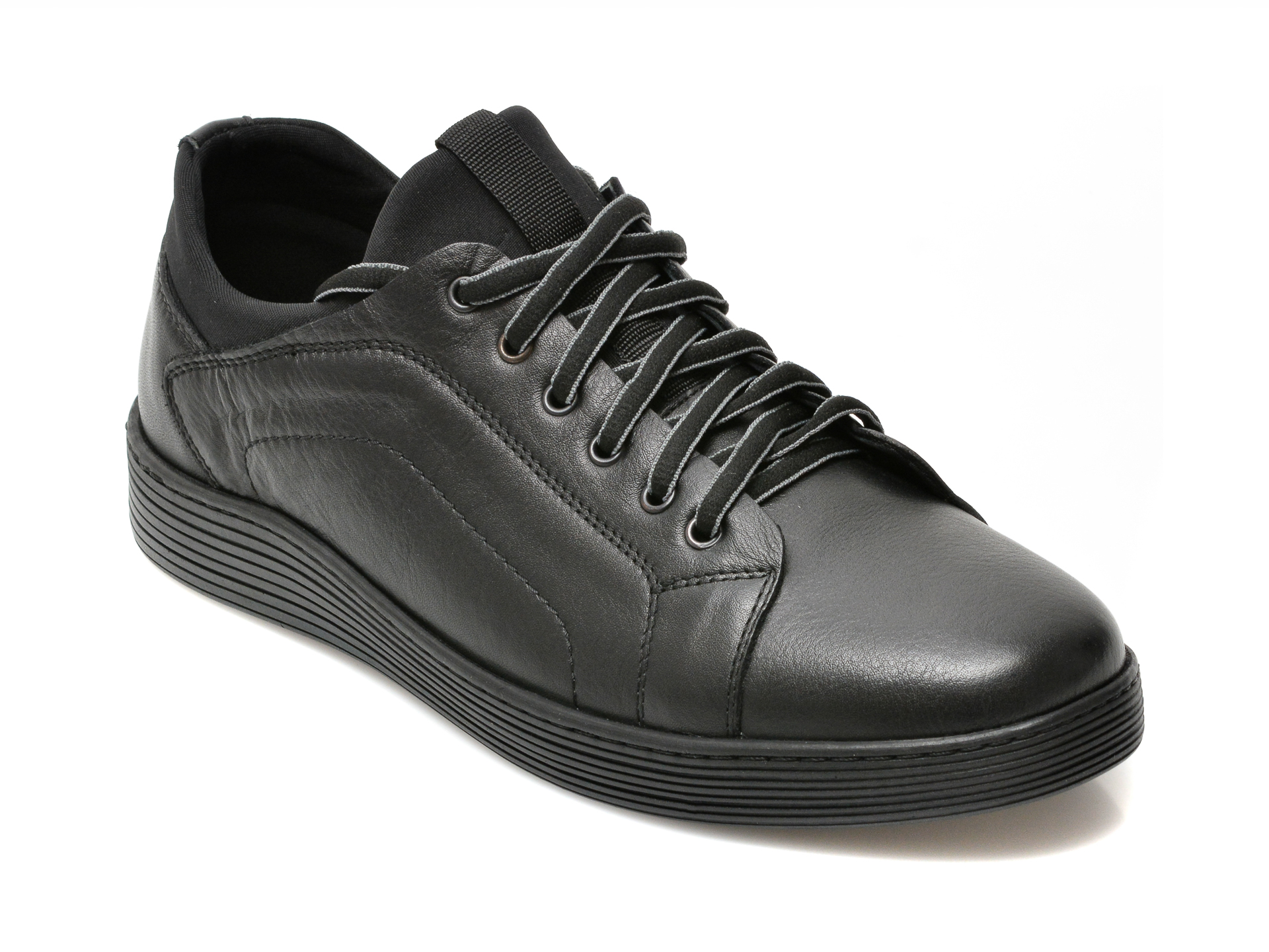 Pantofi OTTER negri, P03940, din piele naturala 2023 ❤️ Pret Super Black Friday otter.ro imagine noua 2022