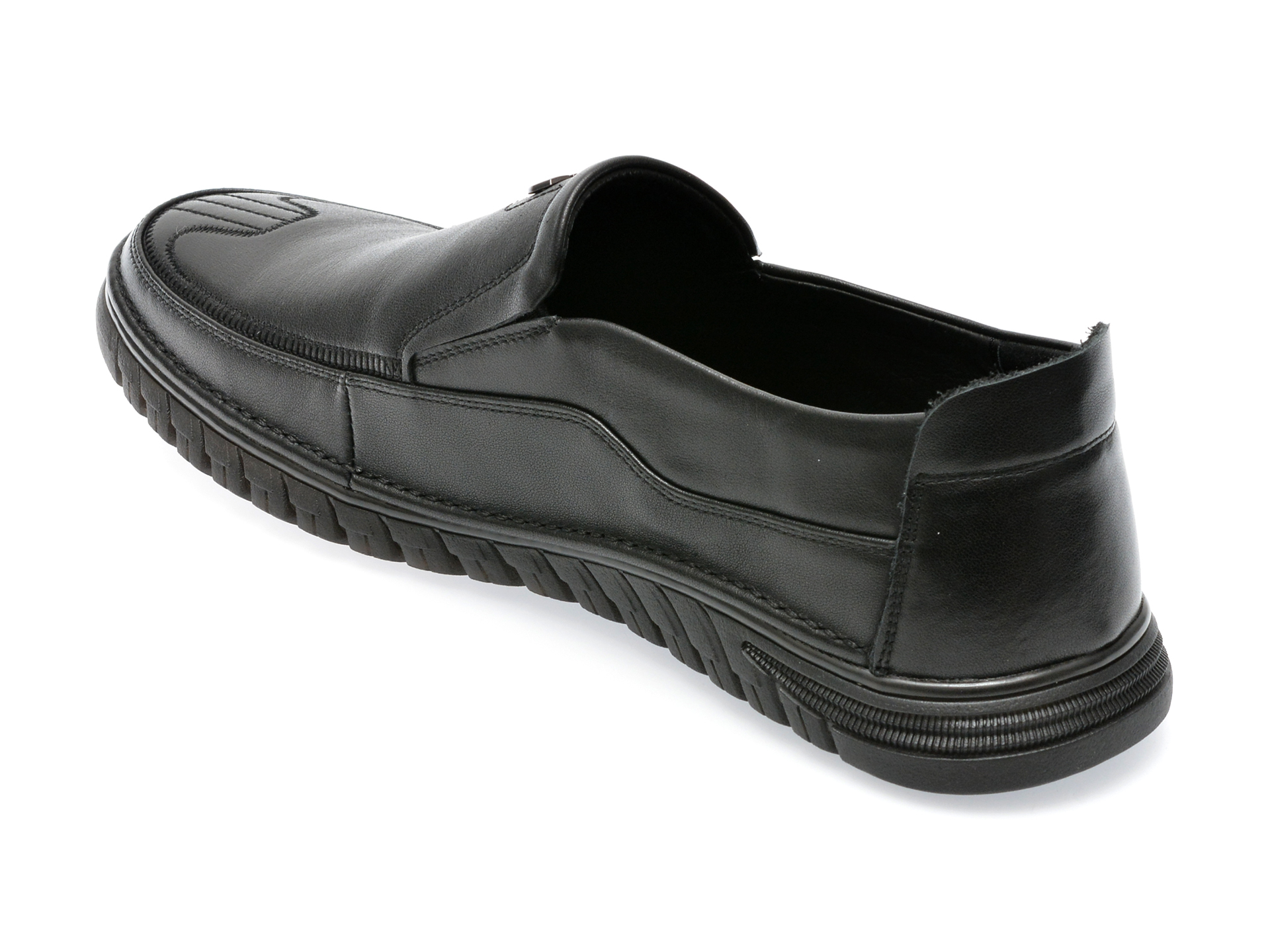 Poze Pantofi OTTER negri, RE20008, din piele naturala otter.ro