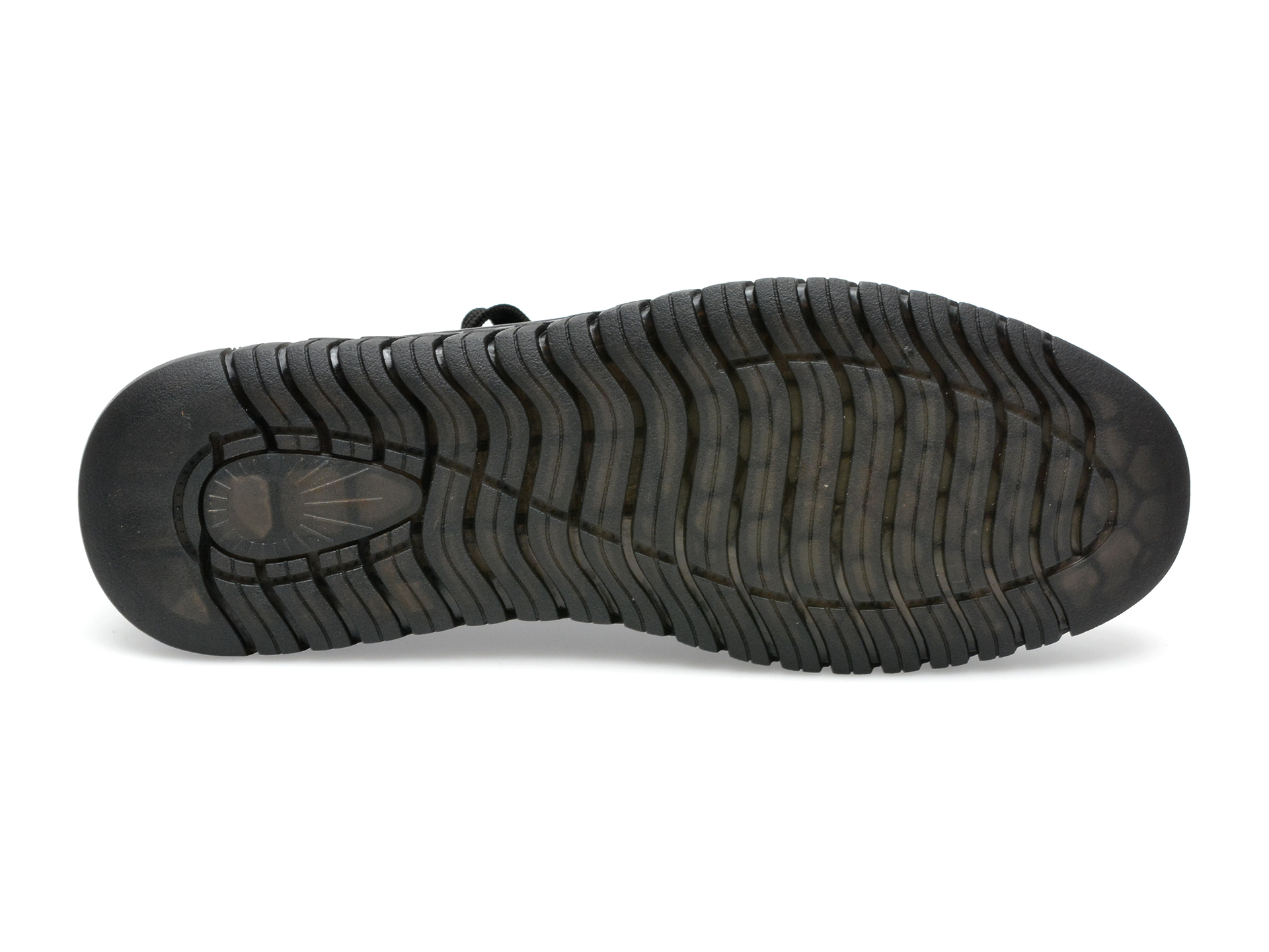 Pantofi OTTER negri, RE20012, din piele naturala