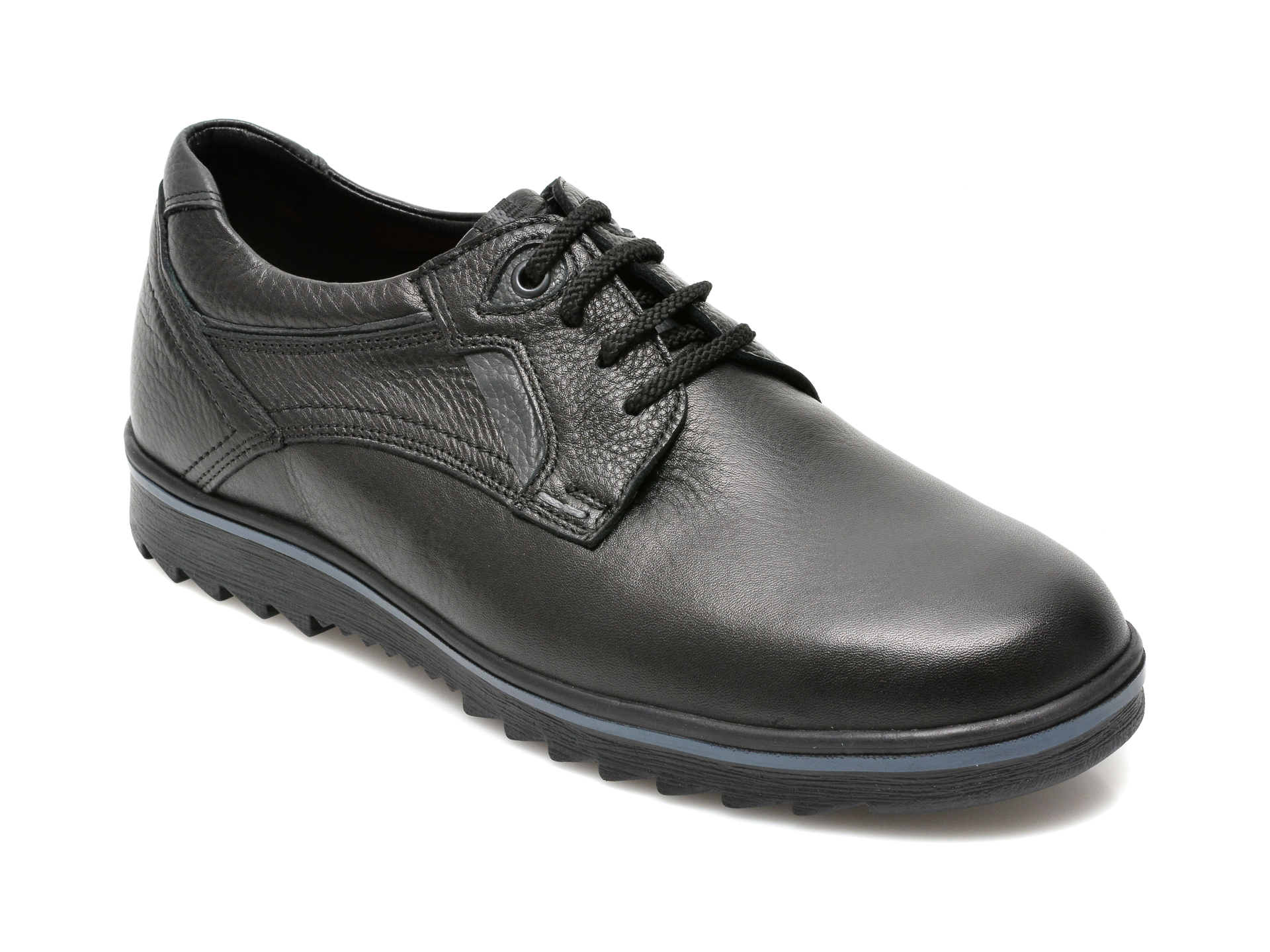 Pantofi OTTER negri, T4, din piele naturala imagine reduceri black friday 2021 Otter