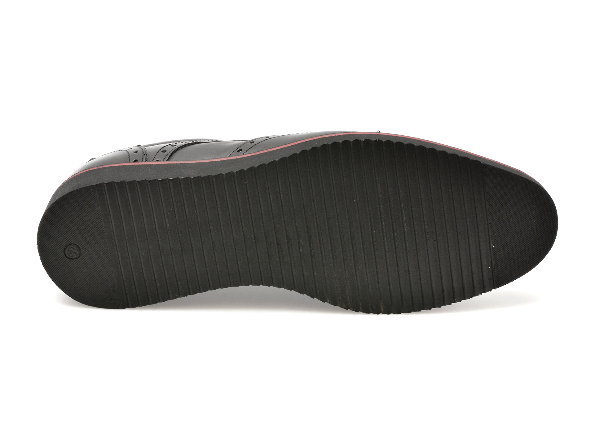 Pantofi OTTER negri, TUR25, din piele naturala