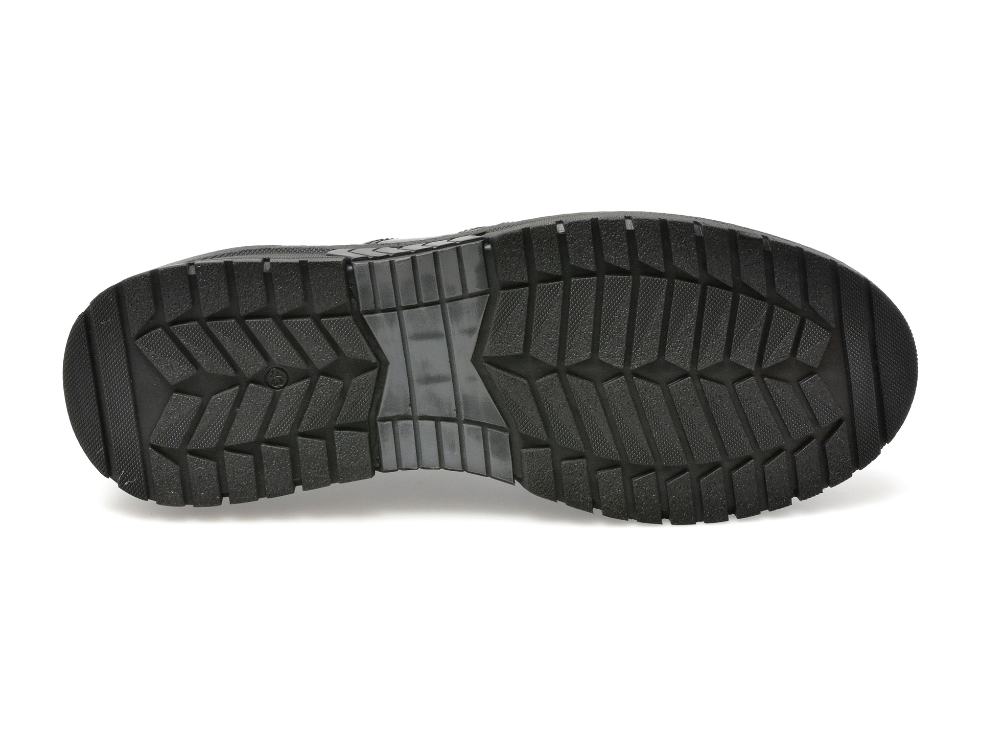 Pantofi OTTER negri, TUR26, din piele naturala