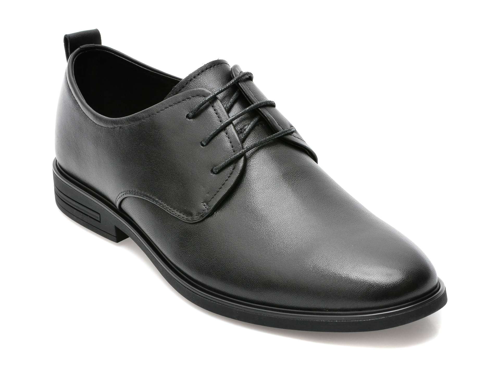 Pantofi OTTER negri, Y99391B, din piele naturala /barbati/pantofi imagine noua