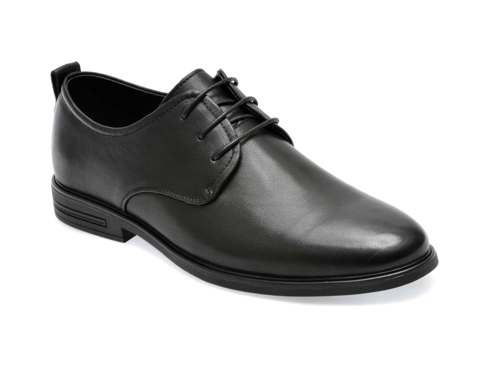 Pantofi OTTER negri, Y99391B, din piele naturala /barbati/pantofi