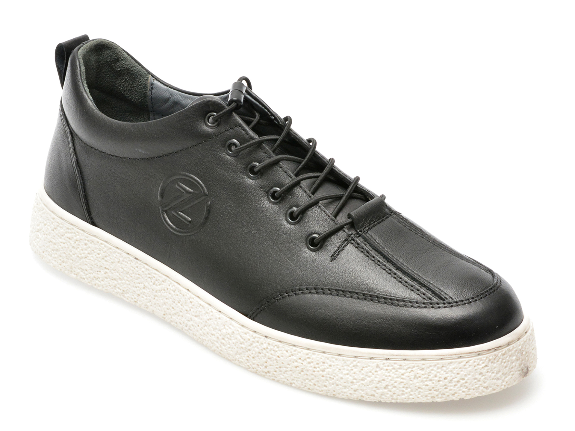 Pantofi OZIYS alb-negru, 4500, din piele naturala otter.ro imagine 2022 reducere