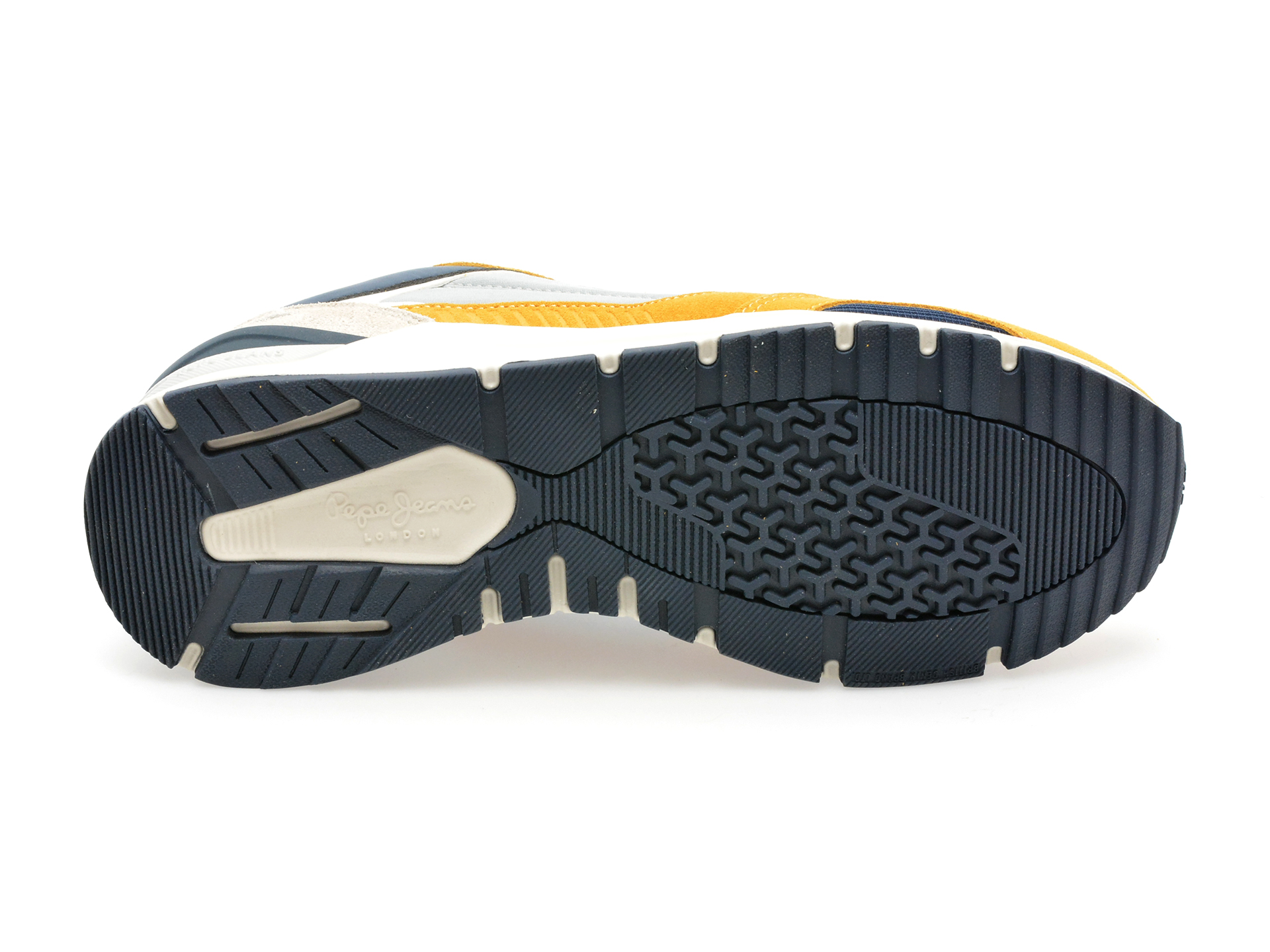 Pantofi PEPE JEANS galbeni, MS60010, din piele naturala