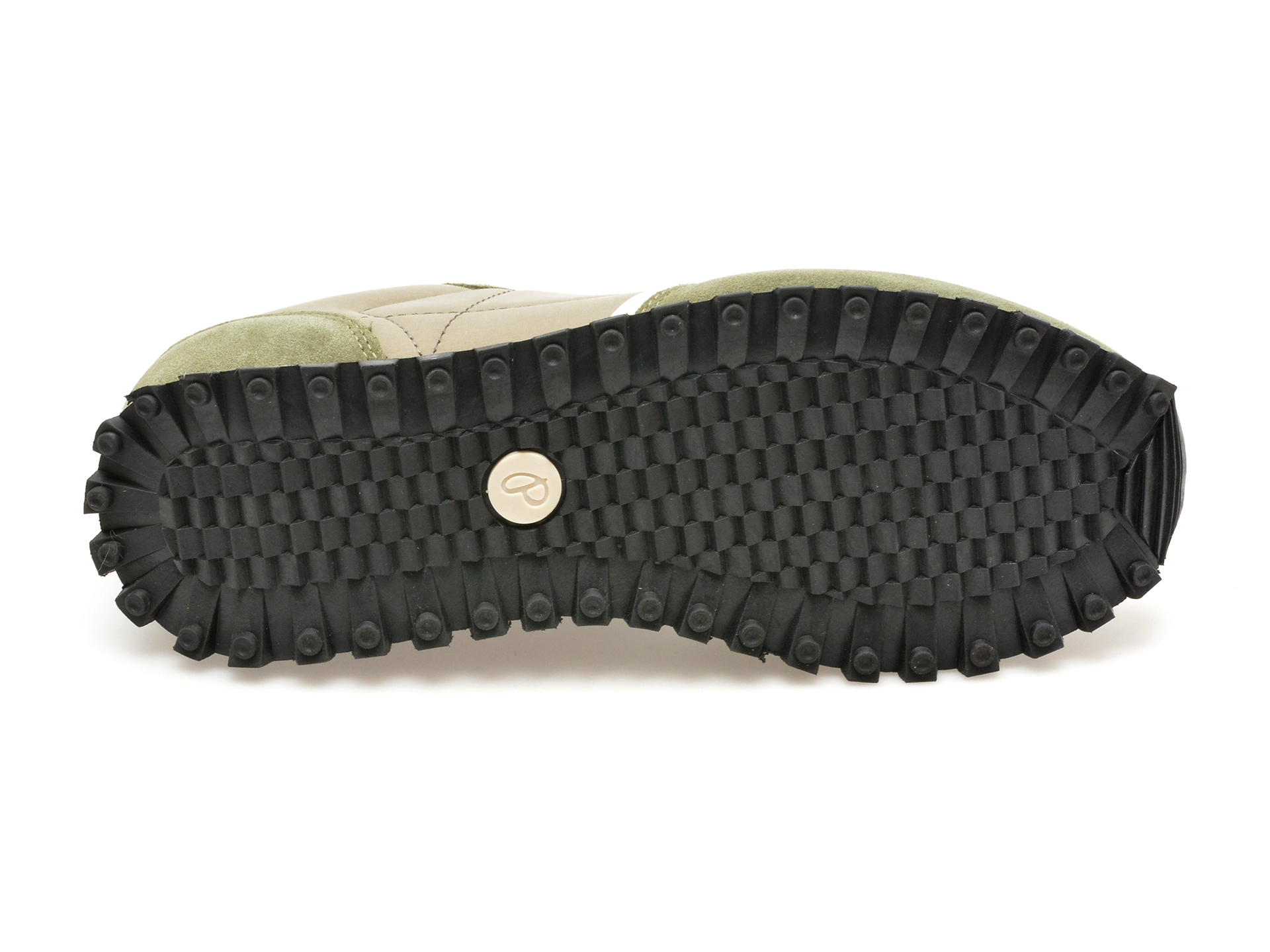 Pantofi PEPE JEANS kaki, MS40005, din material textil si piele intoarsa