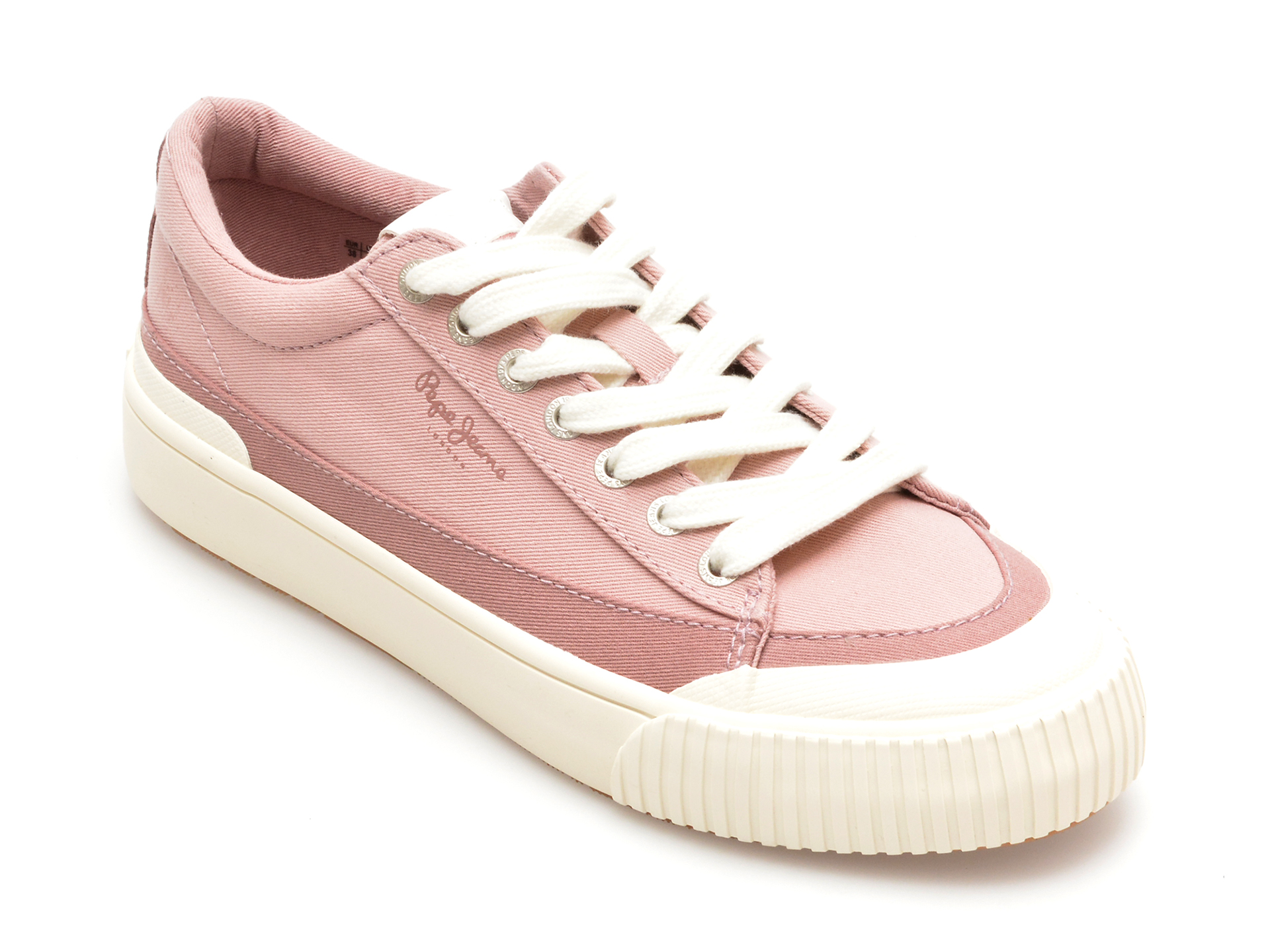 Pantofi PEPE JEANS roz, BEN ROAD, din material textil