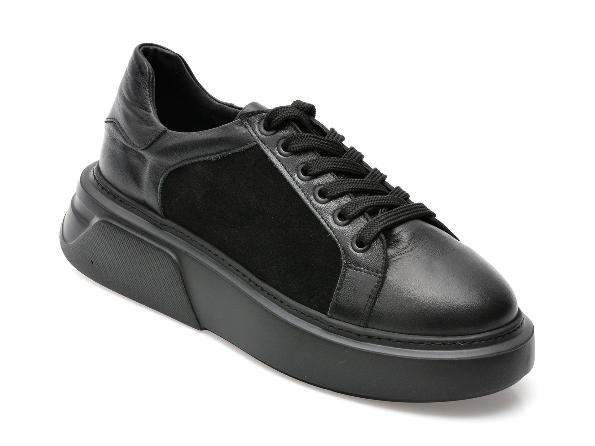 Pantofi PIANTA negri, 107212, din piele naturala /femei/pantofi