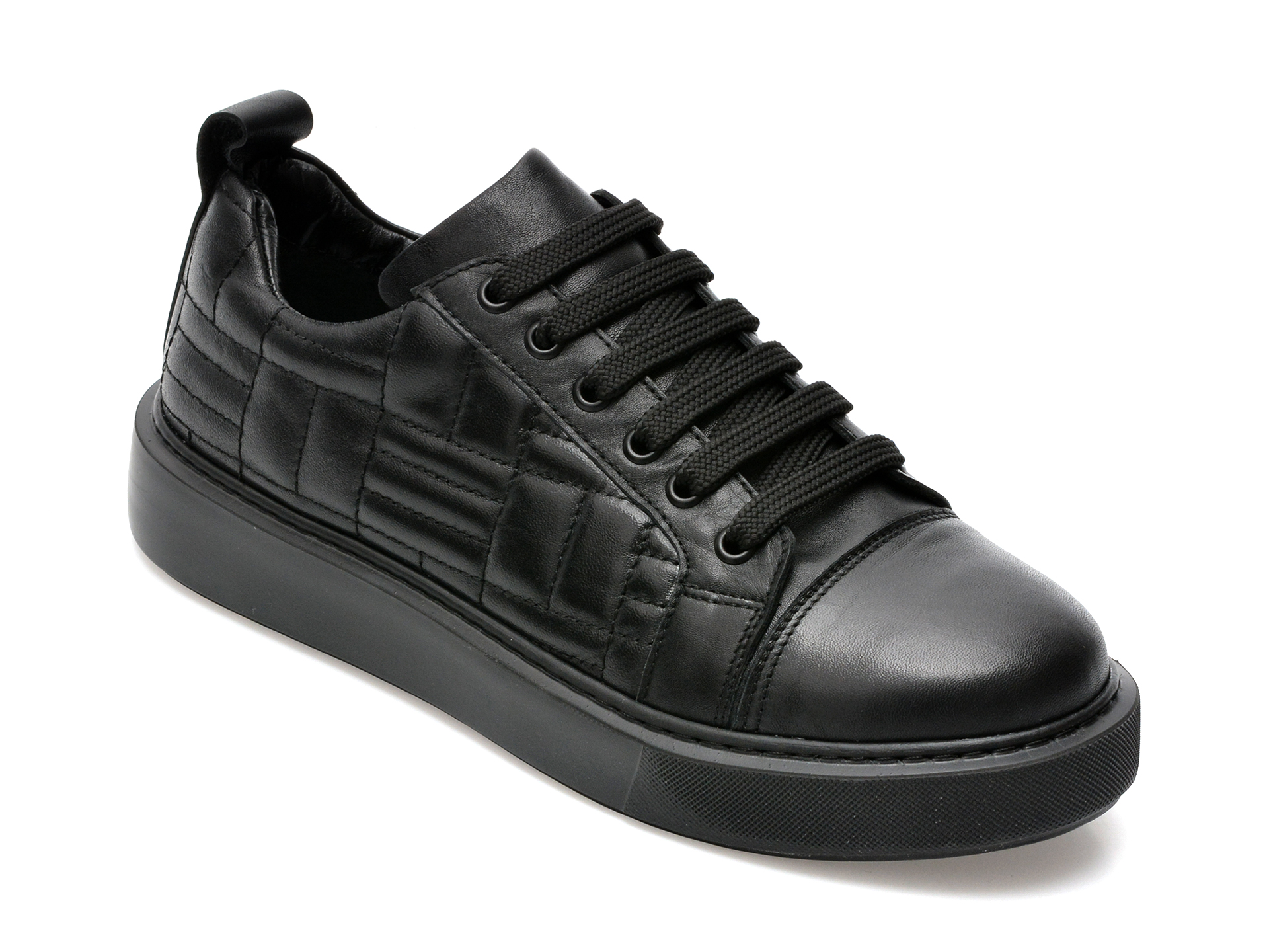 Pantofi PIANTA negri, 11393, din piele naturala /femei/pantofi imagine noua
