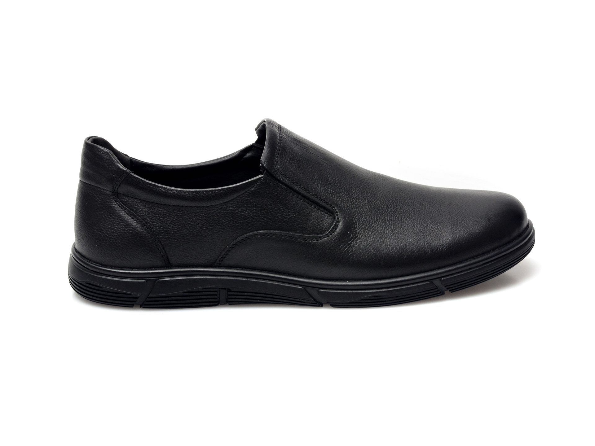 Poze Pantofi POLARIS negri, 104060, din piele naturala otter.ro