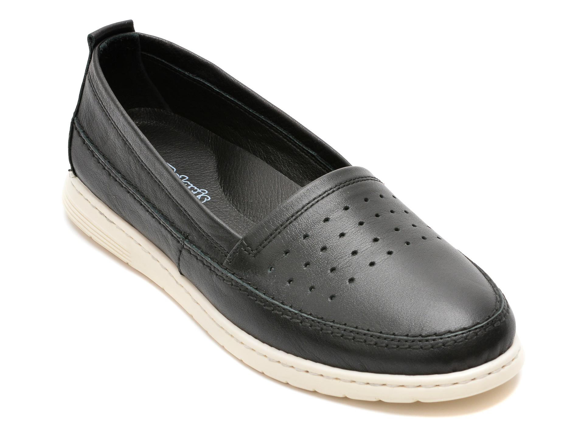 Pantofi POLARIS negri, 162510, din piele naturala /femei/pantofi