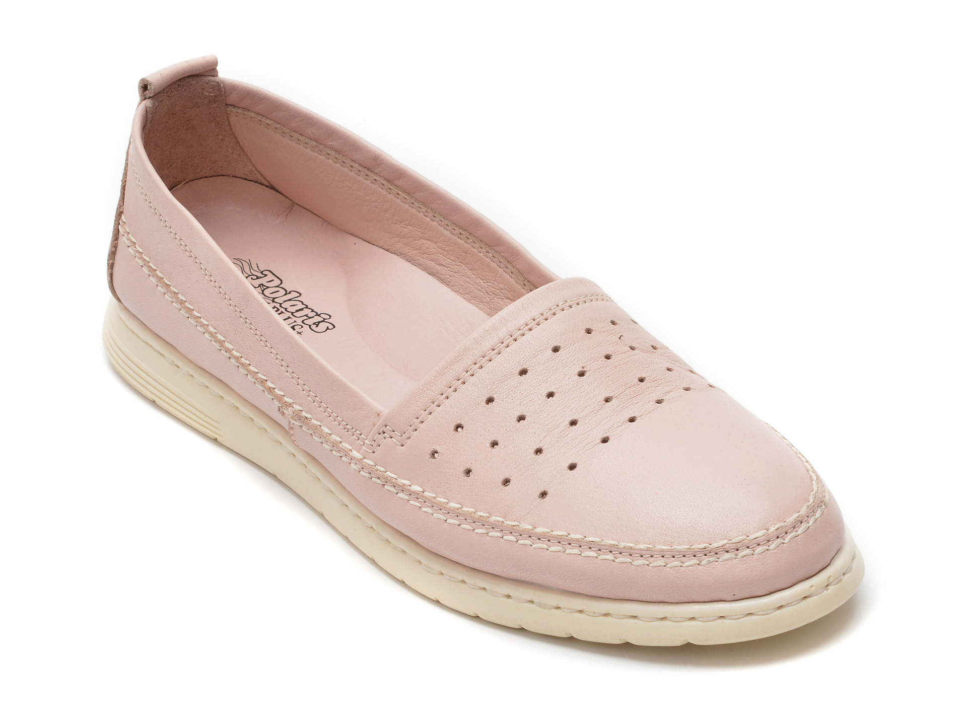 Pantofi POLARIS roz, 162510, din piele naturala 2022 ❤️ Pret Super Black Friday otter.ro imagine noua 2022
