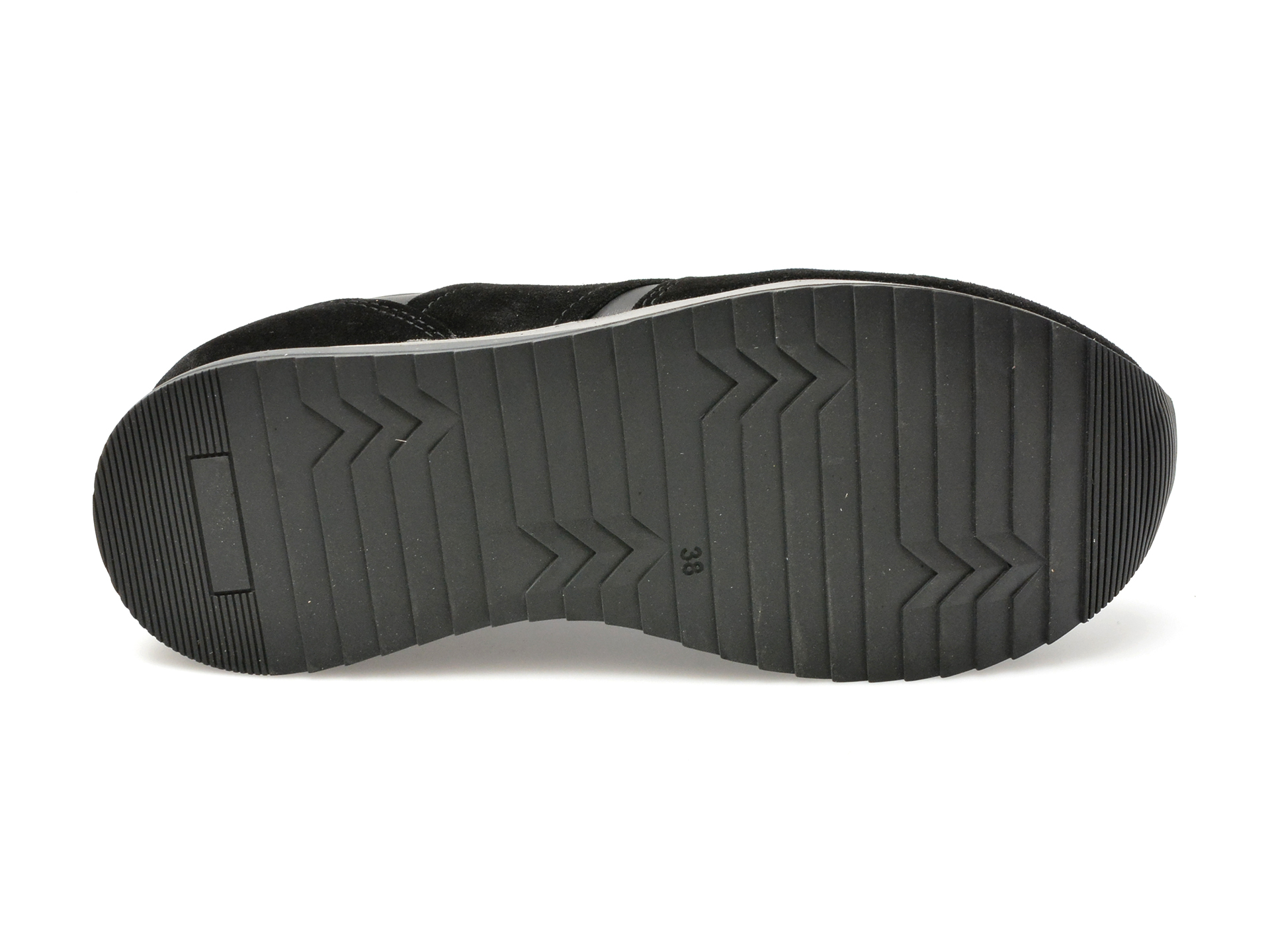 Pantofi QUSHELI negri, 35080, din piele naturala