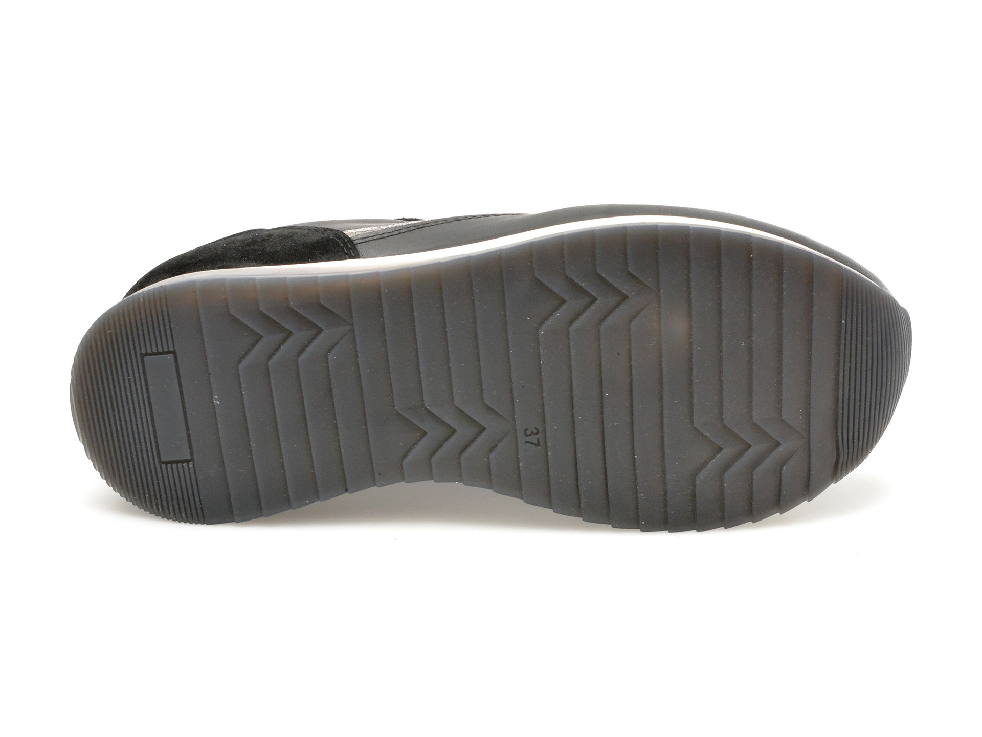 Pantofi QUSHELI negri, 35082, din piele naturala