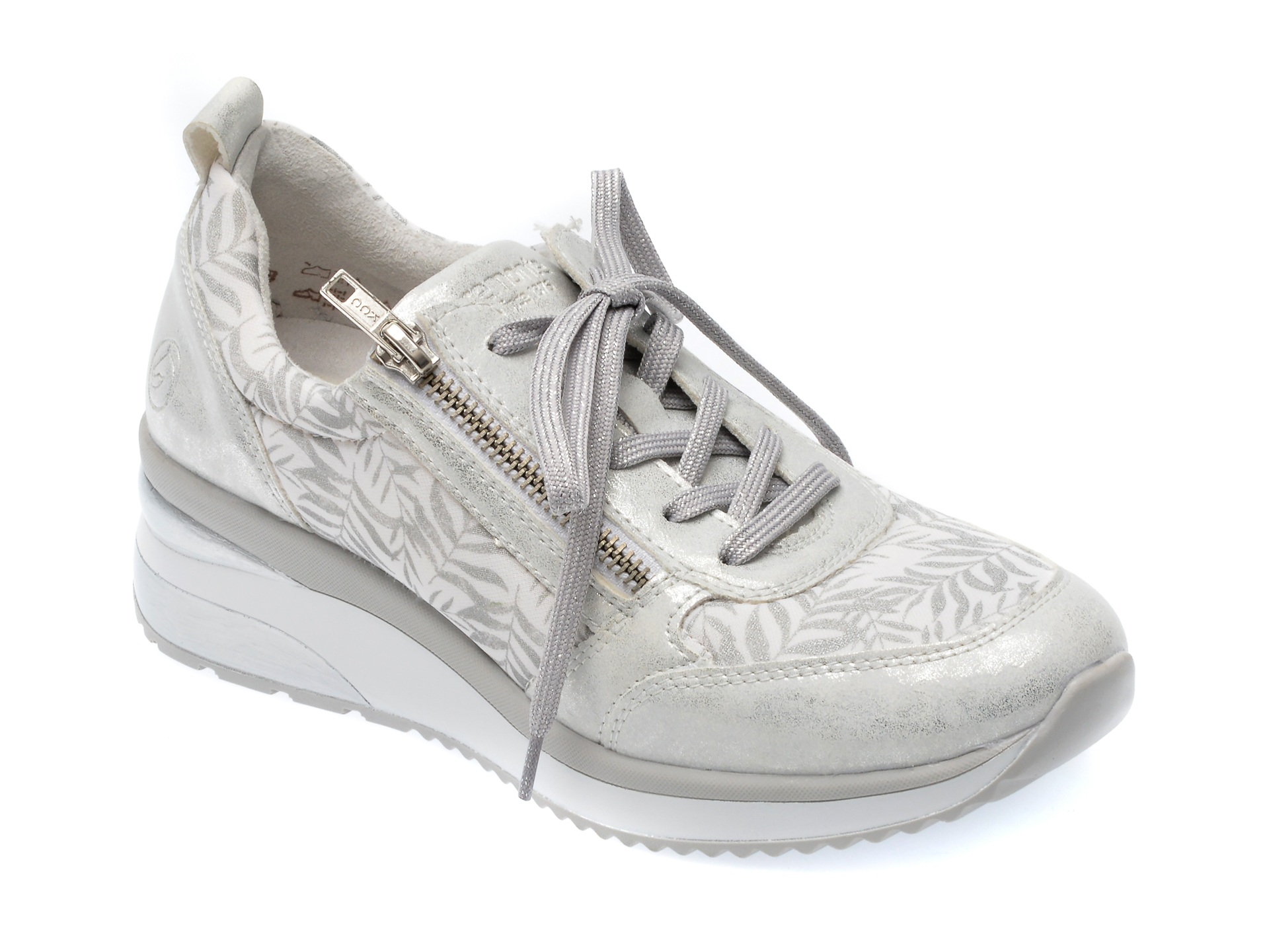 Pantofi REMONTE albi, D2401, din material textil /femei/pantofi imagine super redus 2022
