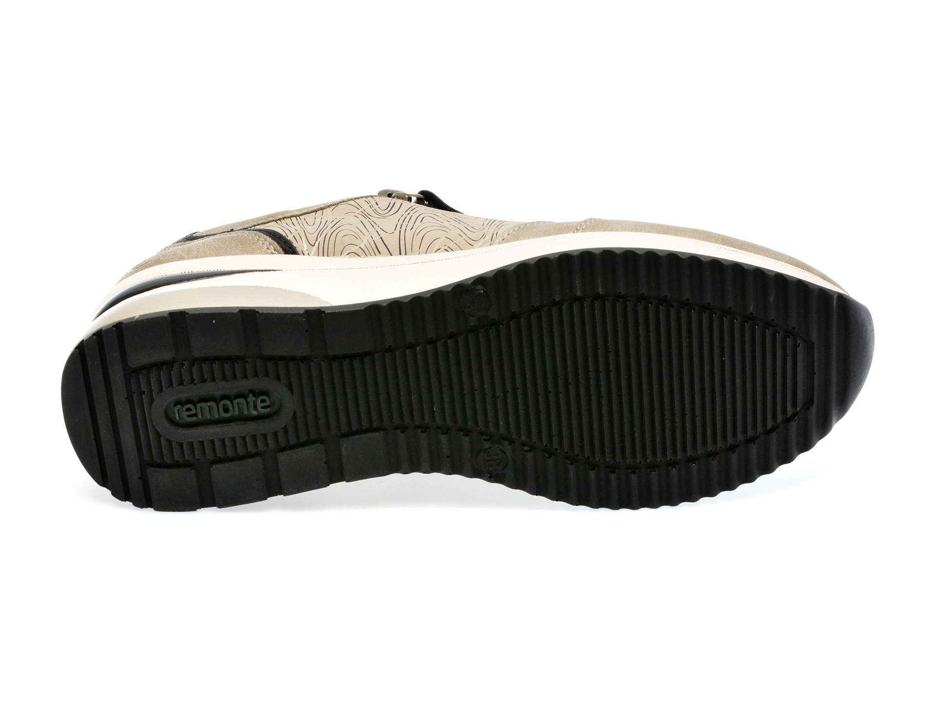 Pantofi REMONTE gri, D2400, din piele ecologica