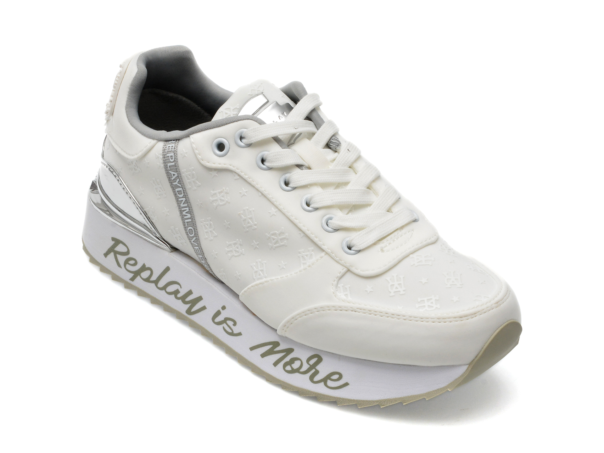Pantofi REPLAY albi, WS6396T, din material textil Answear 2023-05-28