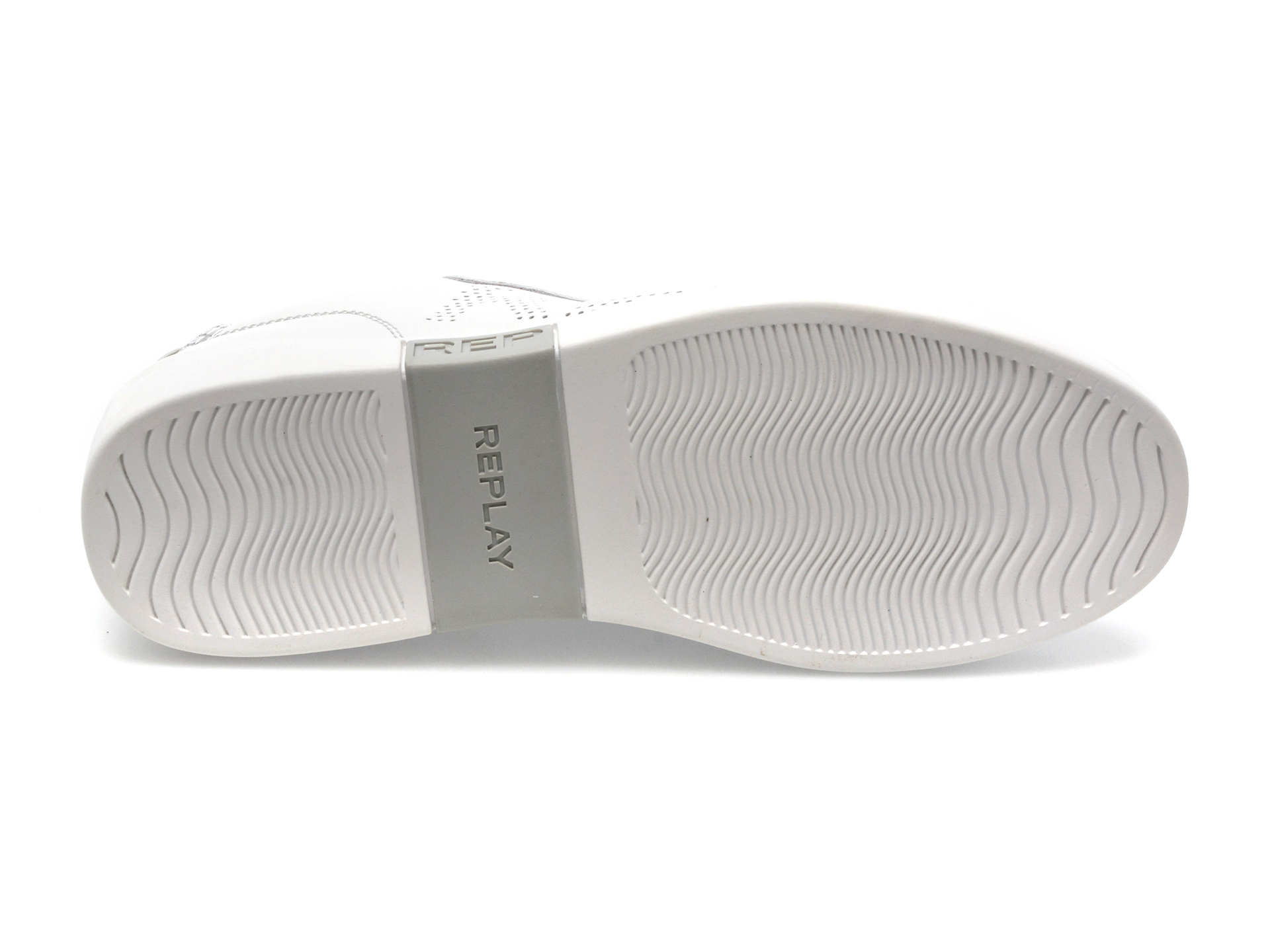 Pantofi REPLAY albi, WZ3S12L, din piele naturala
