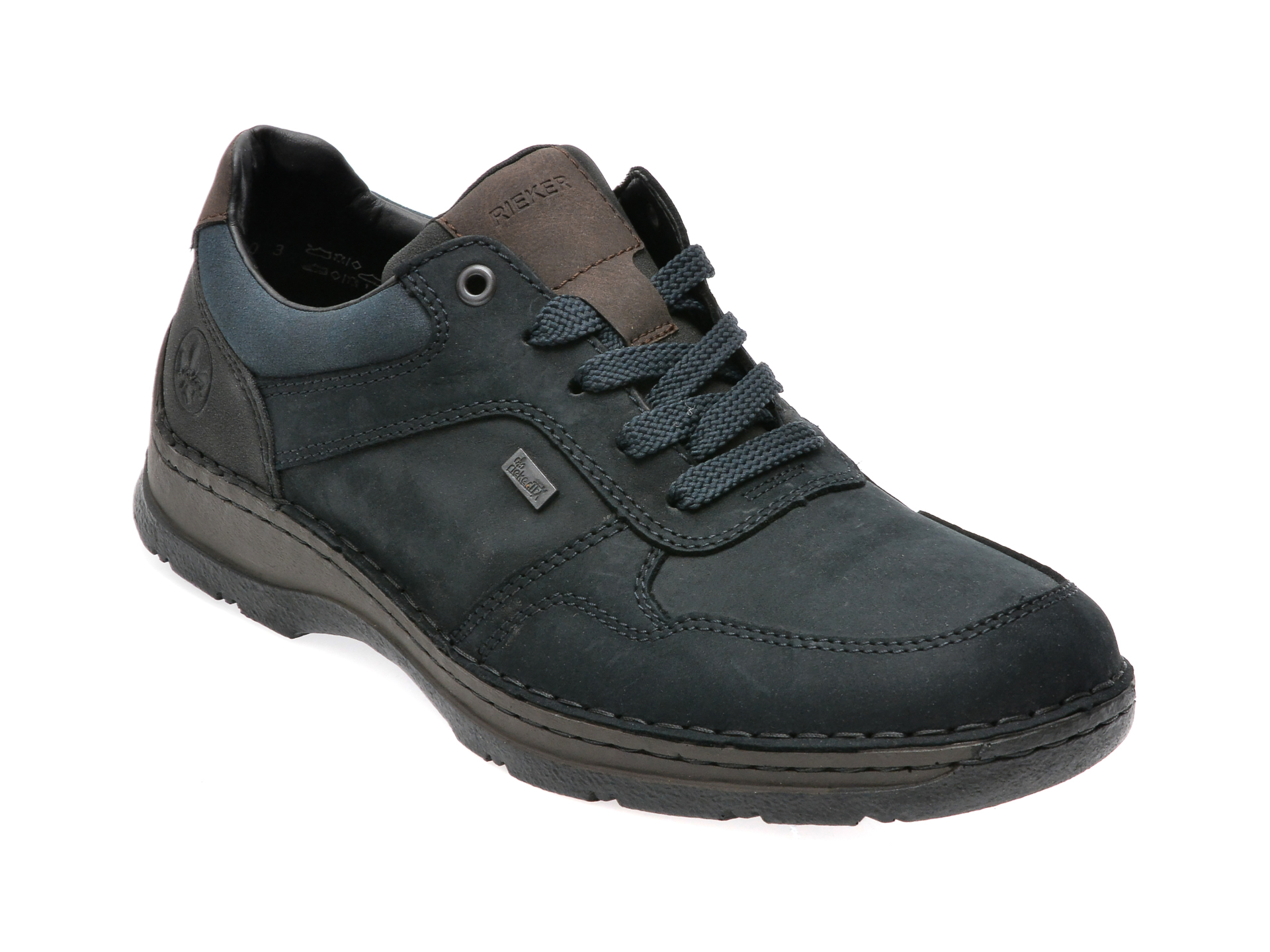 Pantofi RIEKER bleumarini, 5301, din piele naturala /barbati/pantofi