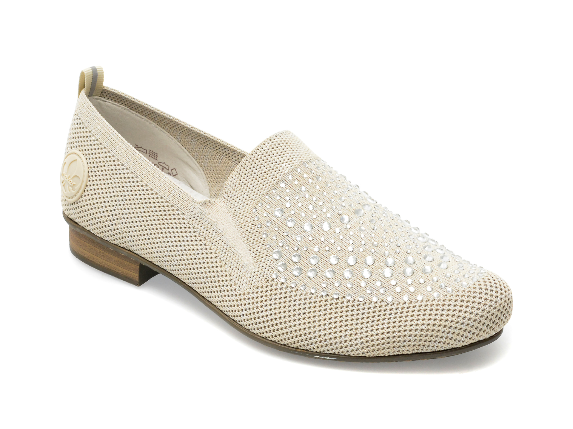 Pantofi RIEKER gri, 51989, din material textil /femei/pantofi