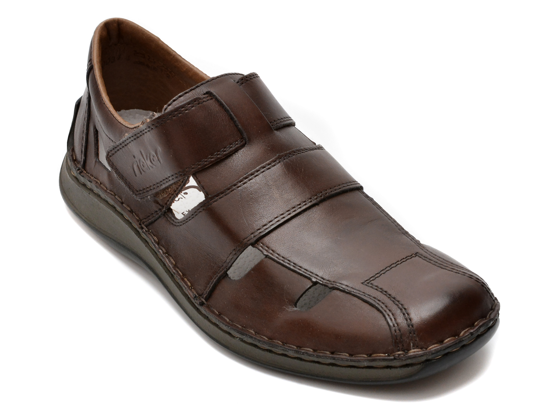 Pantofi RIEKER maro, 5269, din piele naturala 2023 ❤️ Pret Super Black Friday otter.ro imagine noua 2022