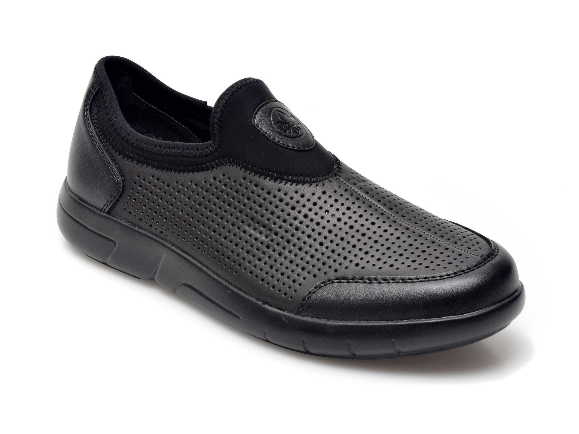 Pantofi RIEKER negri, B2767, din piele ecologica otter.ro imagine 2022 reducere