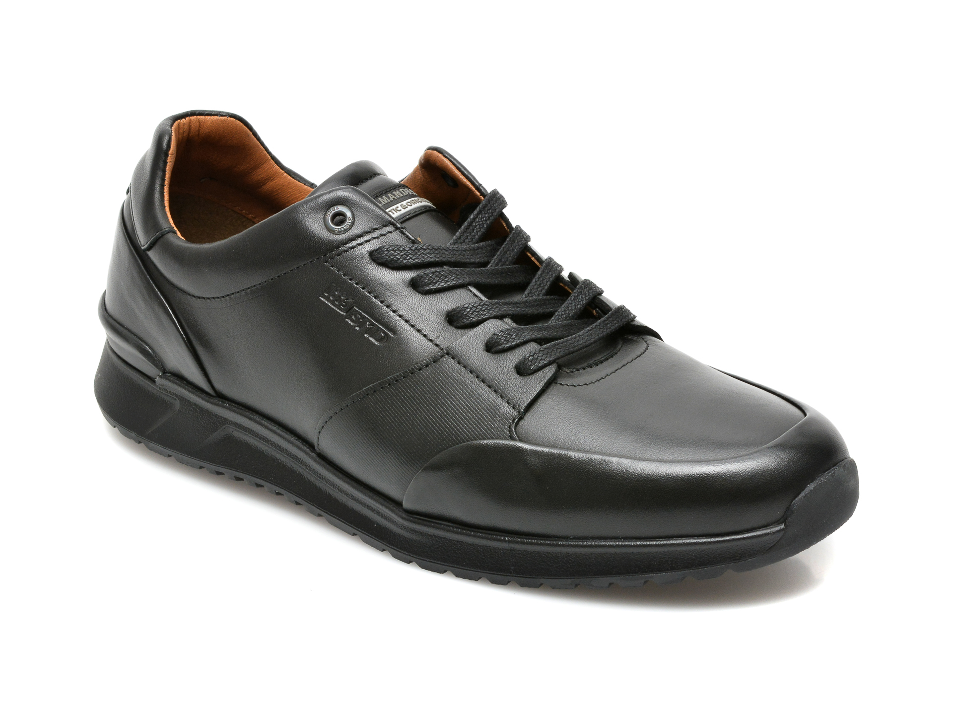Pantofi SALAMANDER negri, 48701, din piele naturala otter.ro