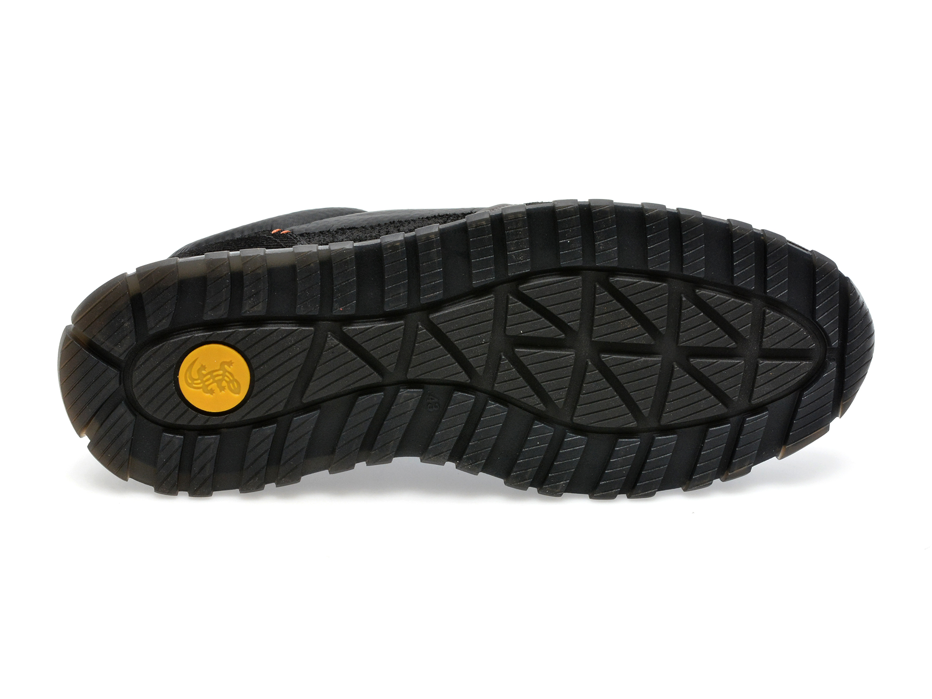 Pantofi SALAMANDER negri, 48802, din material textil si piele intoarsa