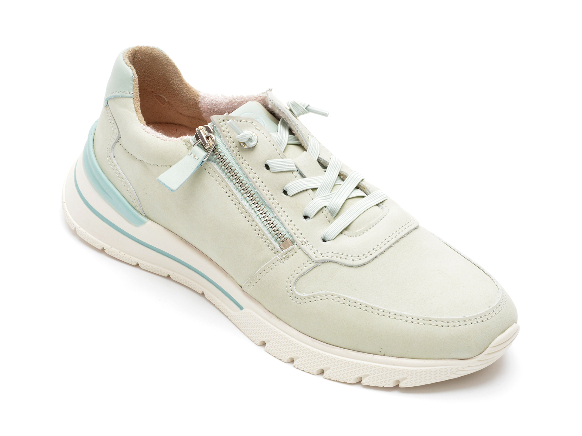 Pantofi SALAMANDER verzi, 34401, din nabuc /femei/pantofi imagine noua