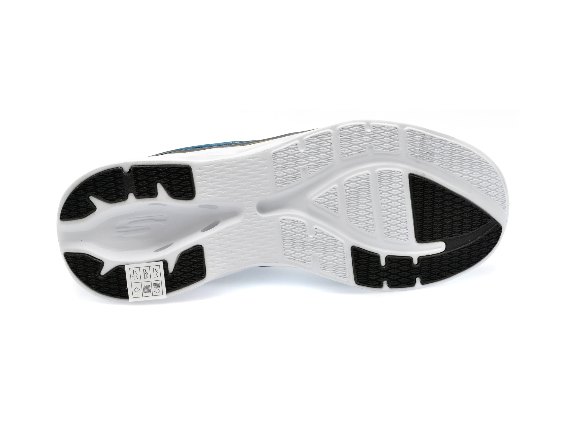 Pantofi SKECHERS albastri, GLIDE-STEP SWIFT, din material textil