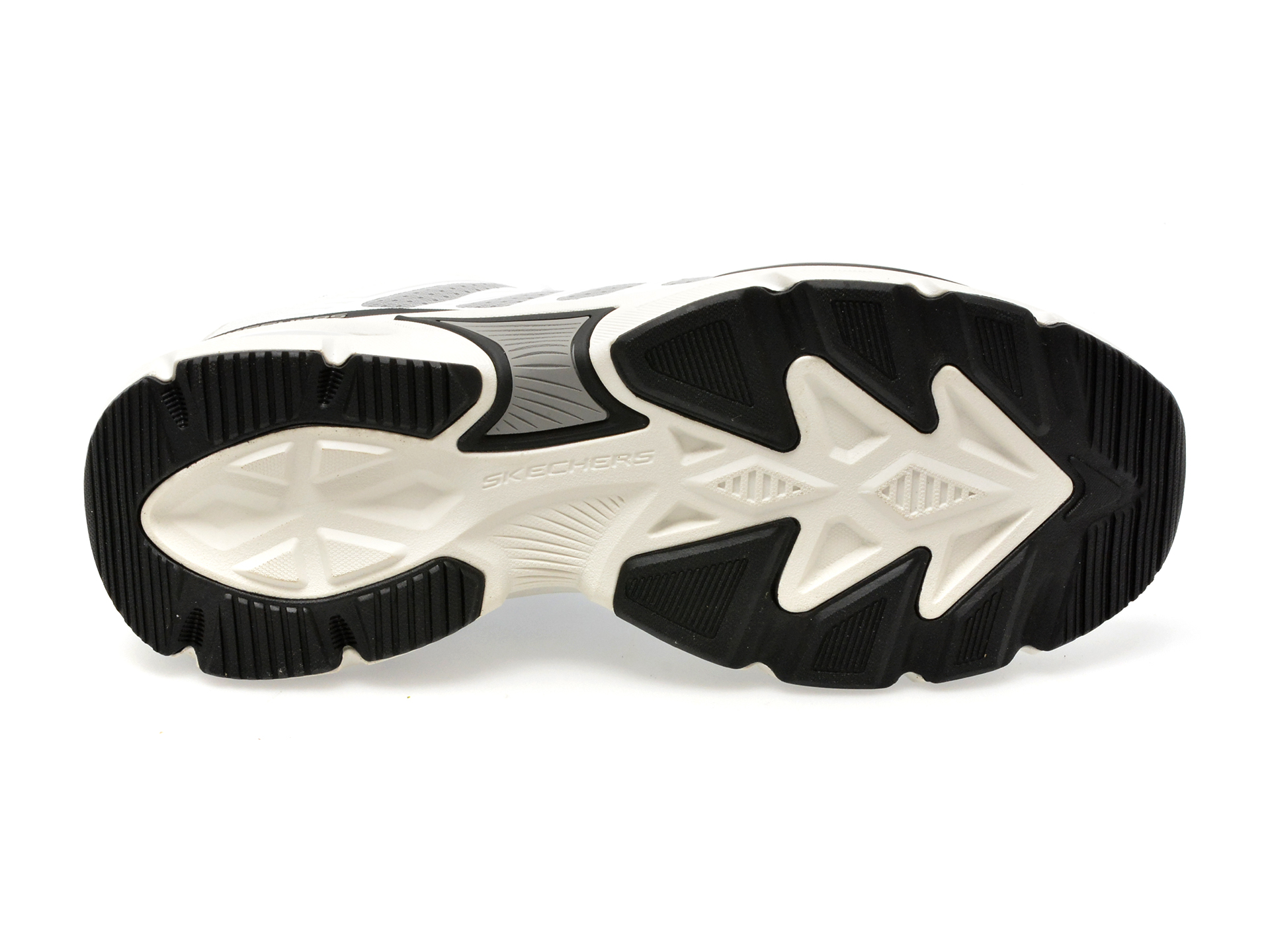 Pantofi SKECHERS albi, 232657, din material textil
