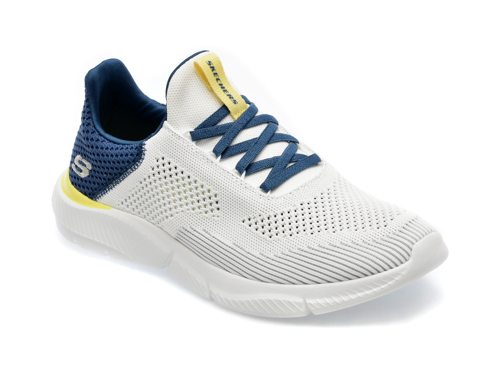 Pantofi SKECHERS albi, INGRAM, din material textil BARBATI 2023-09-28