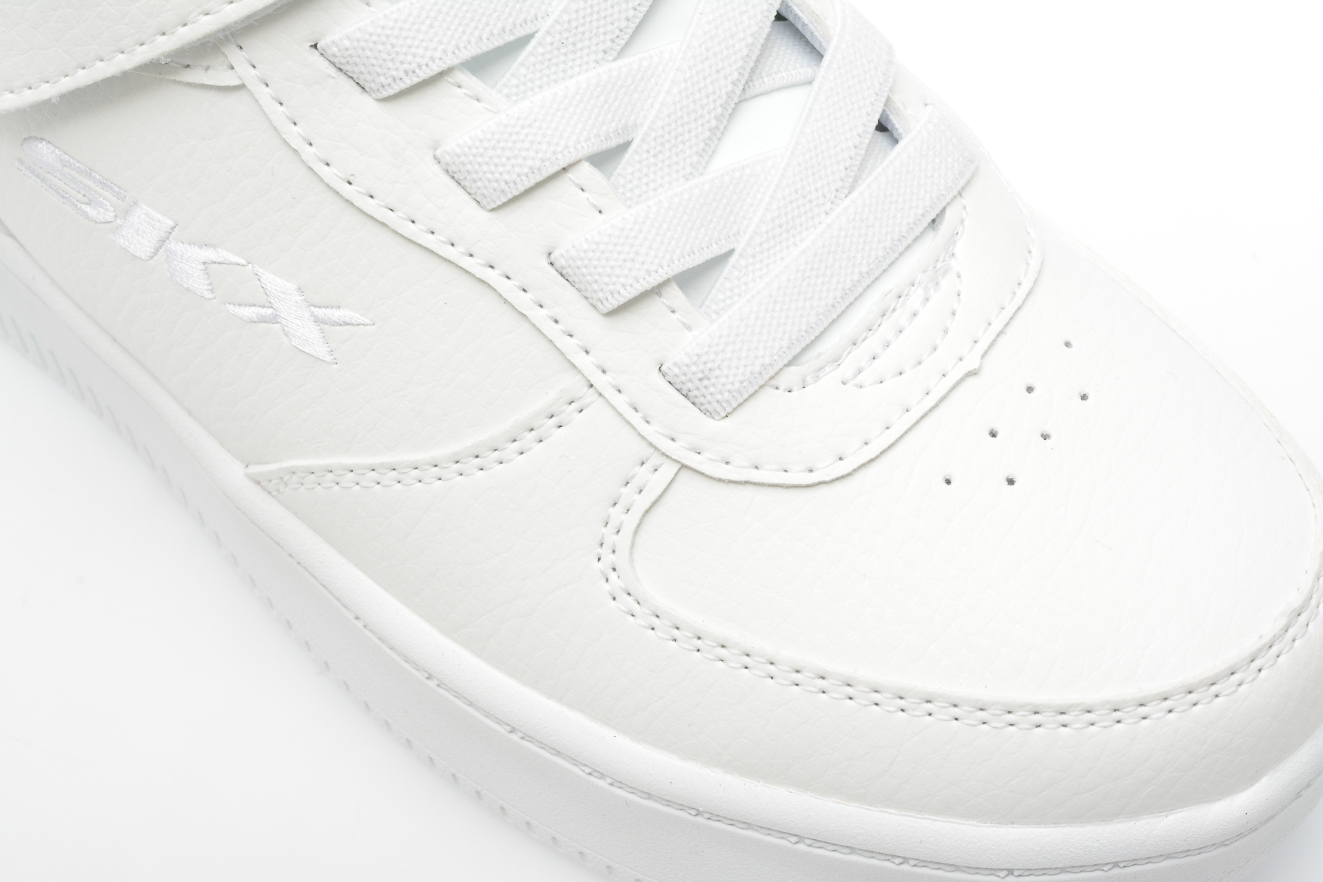 Poze Pantofi SKECHERS albi, SPORT COURT 92, din piele ecologica