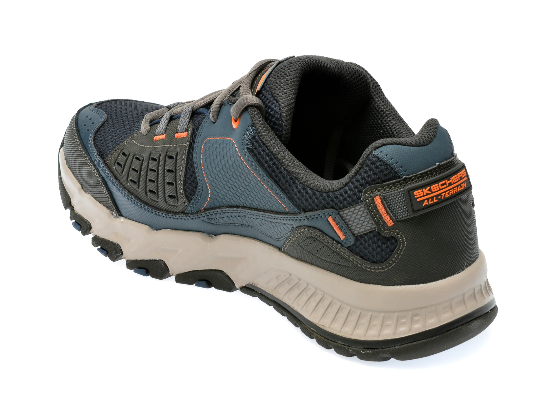Poze Pantofi SKECHERS bleumarin, ARCH FIT, din piele ecologica si material textil otter.ro