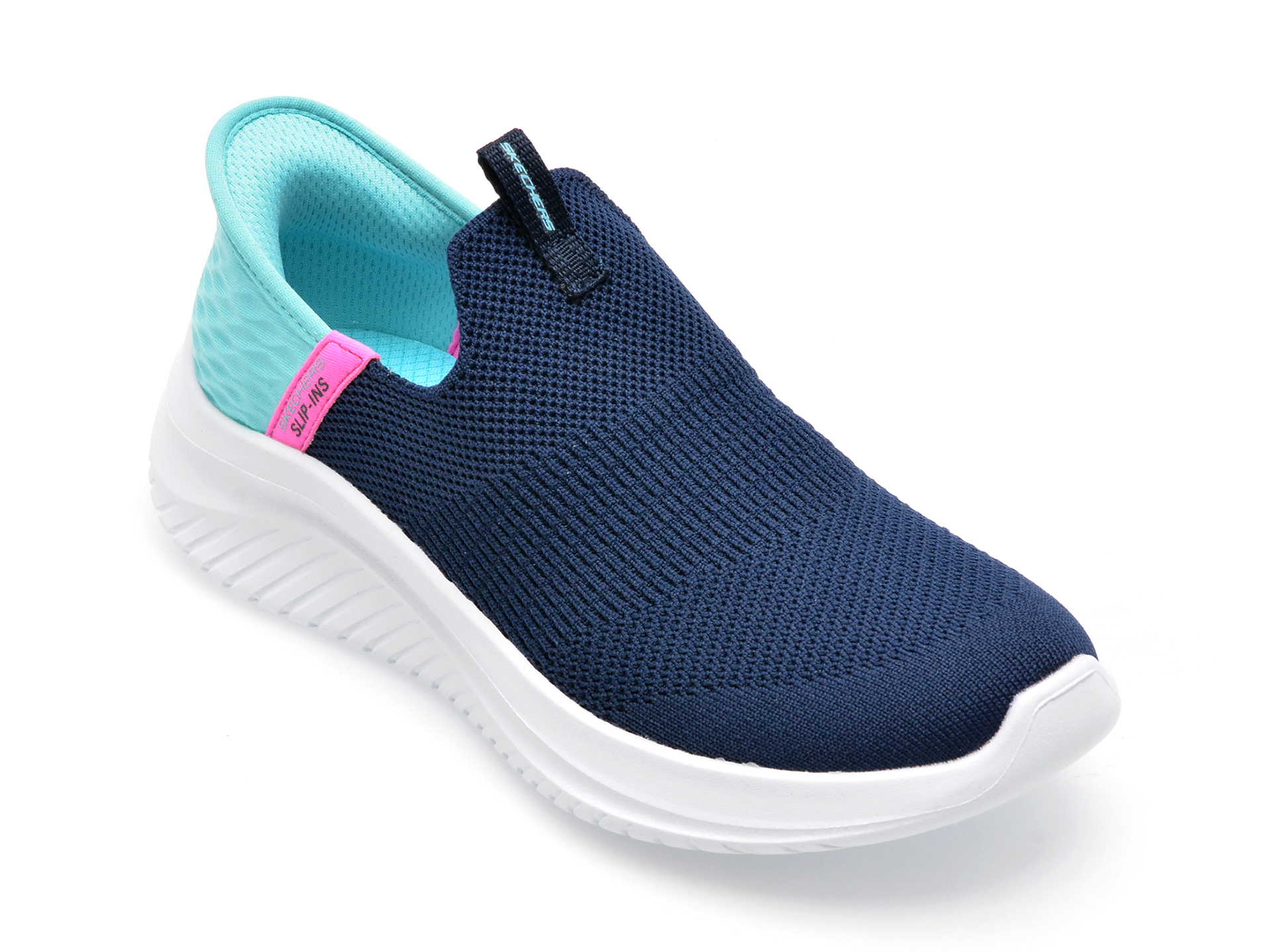 Pantofi SKECHERS bleumarin, ULTRA FLEX 3.0, din piele ecologica /copii/incaltaminte imagine super redus 2022