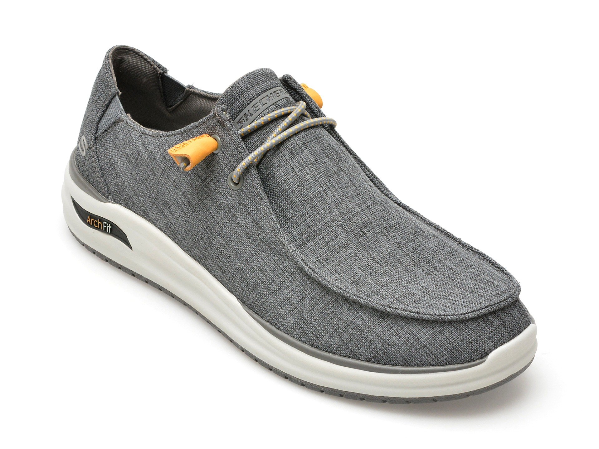Pantofi SKECHERS gri, 204797, din material textil