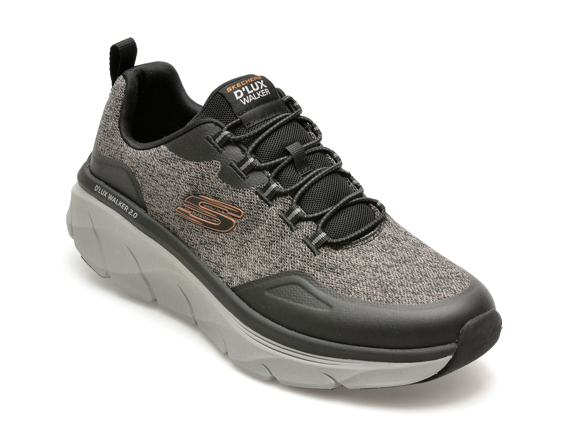 Pantofi SKECHERS gri, 232719, din material textil