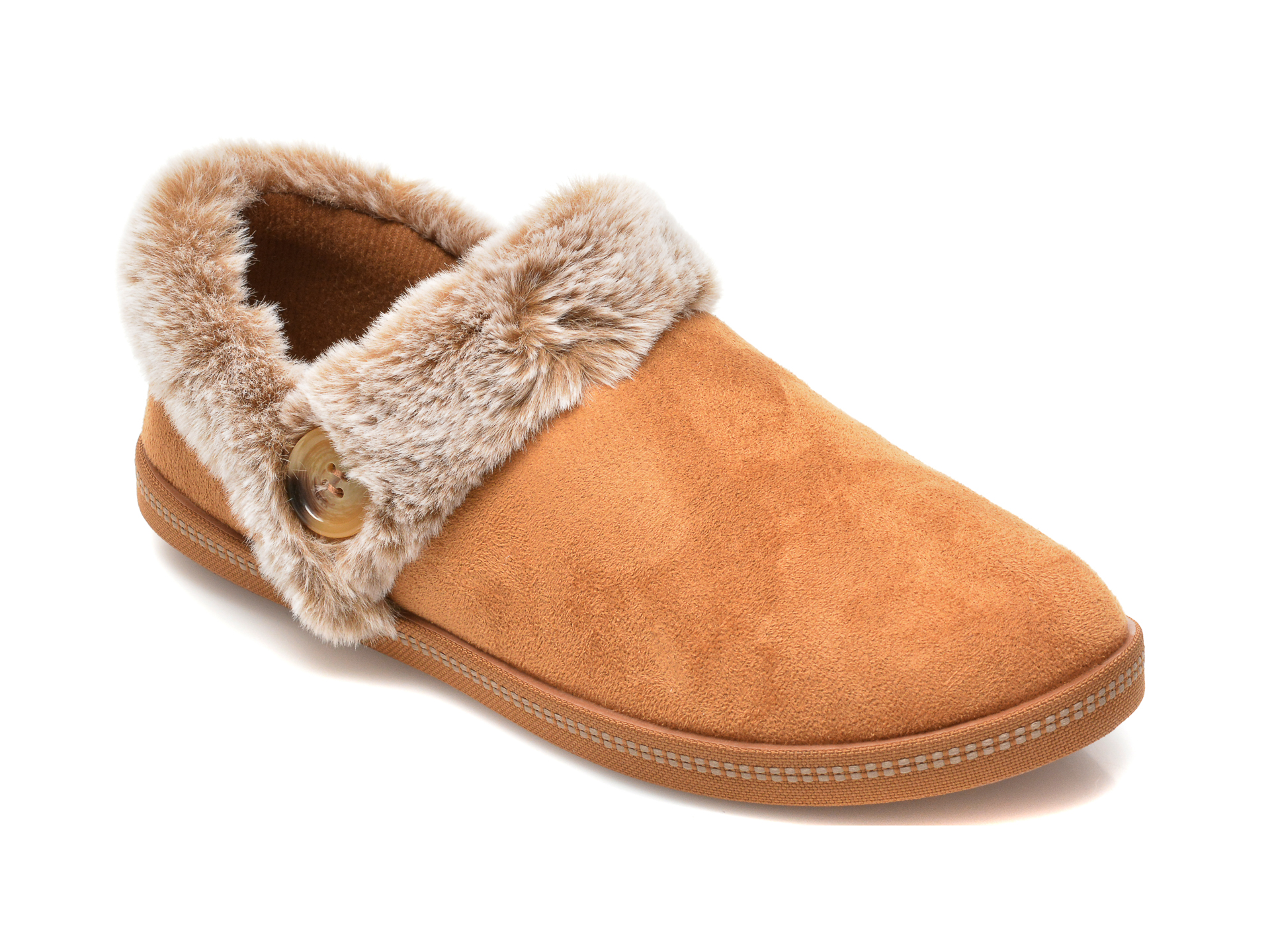 Pantofi SKECHERS maro, COZY CAMPFIRE, din material textil otter.ro