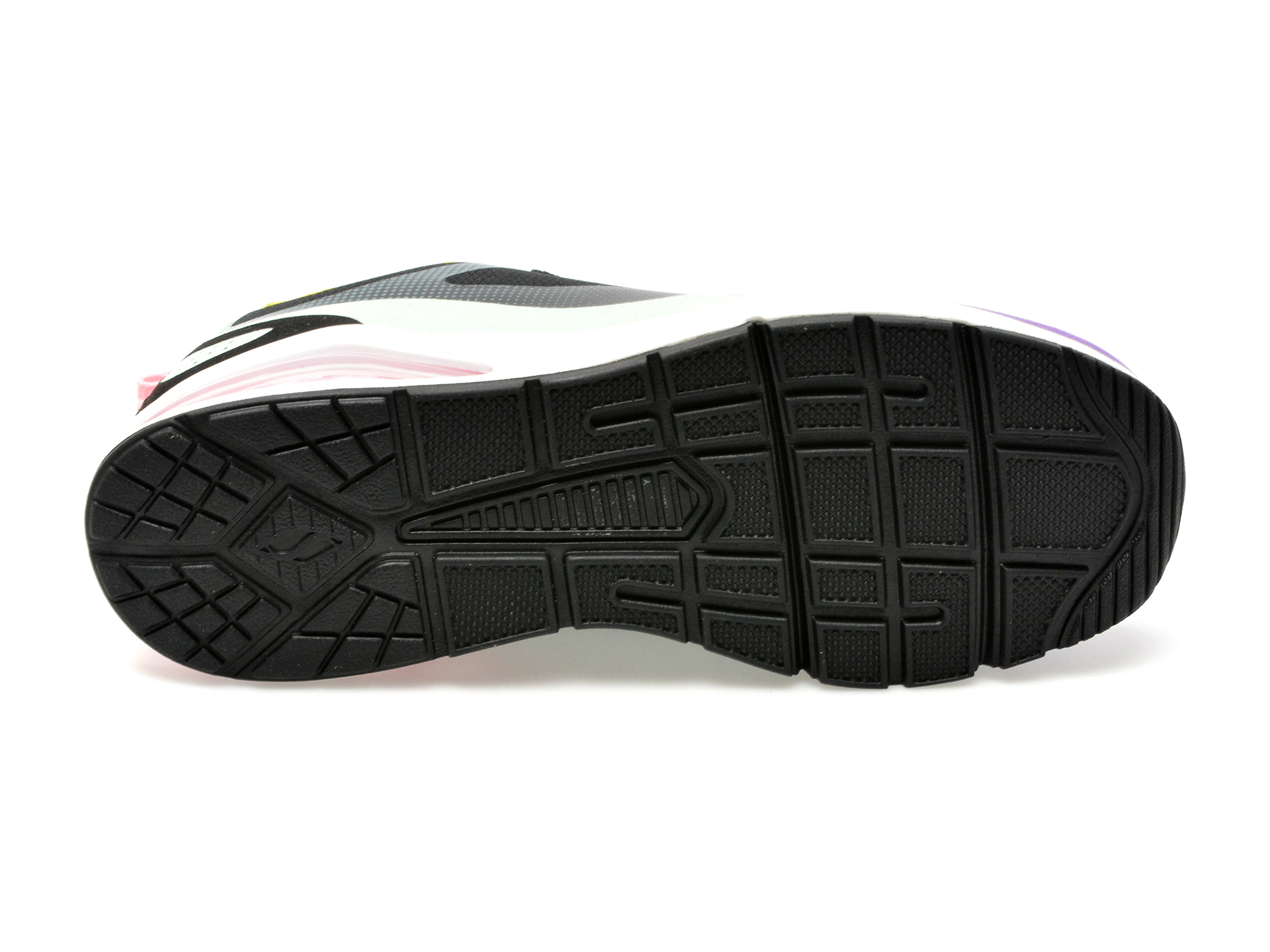 Pantofi SKECHERS multicolor, UNO 2, din material textil si piele ecologica