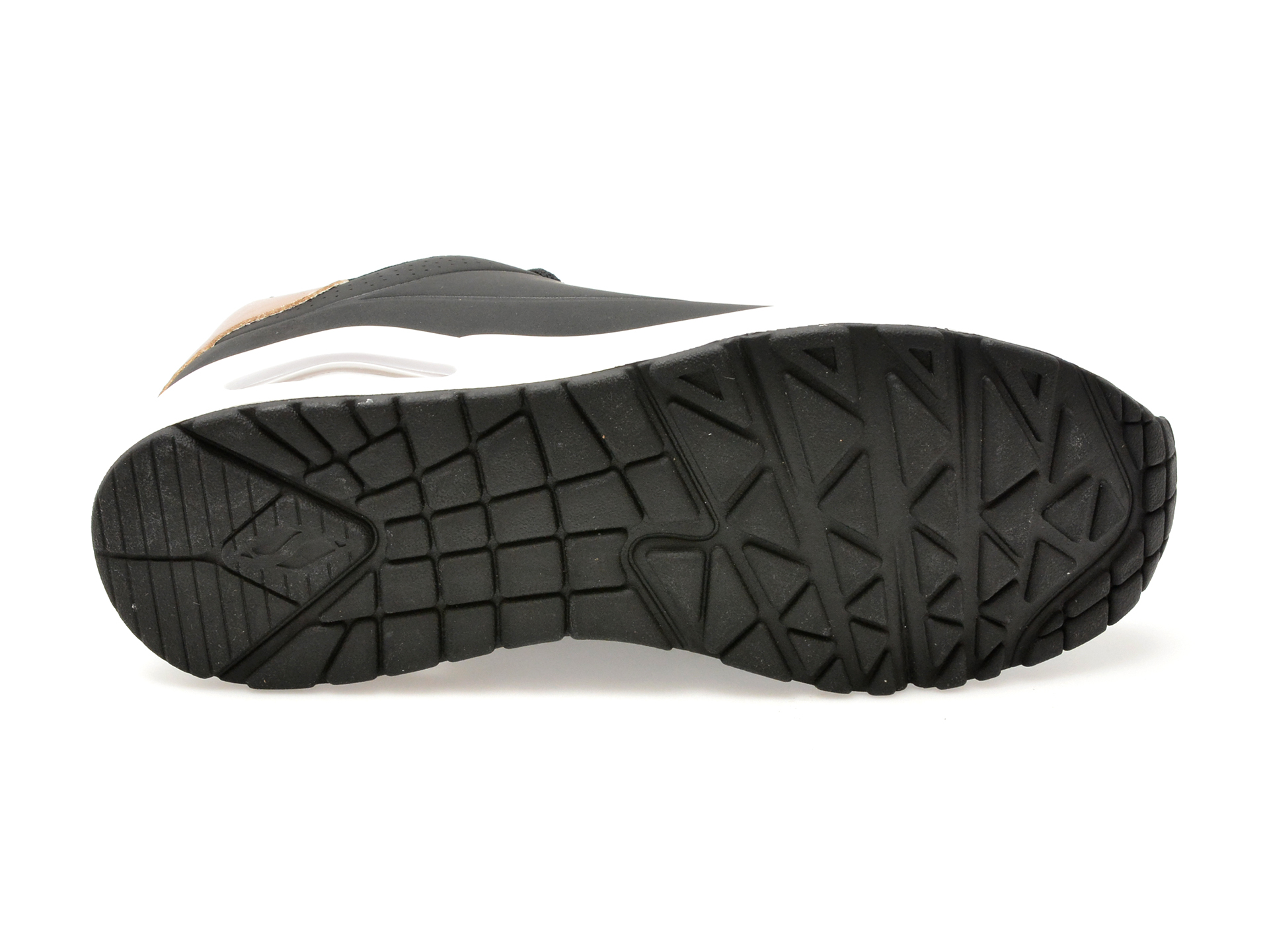 Pantofi SKECHERS negri, 177094, din piele ecologica