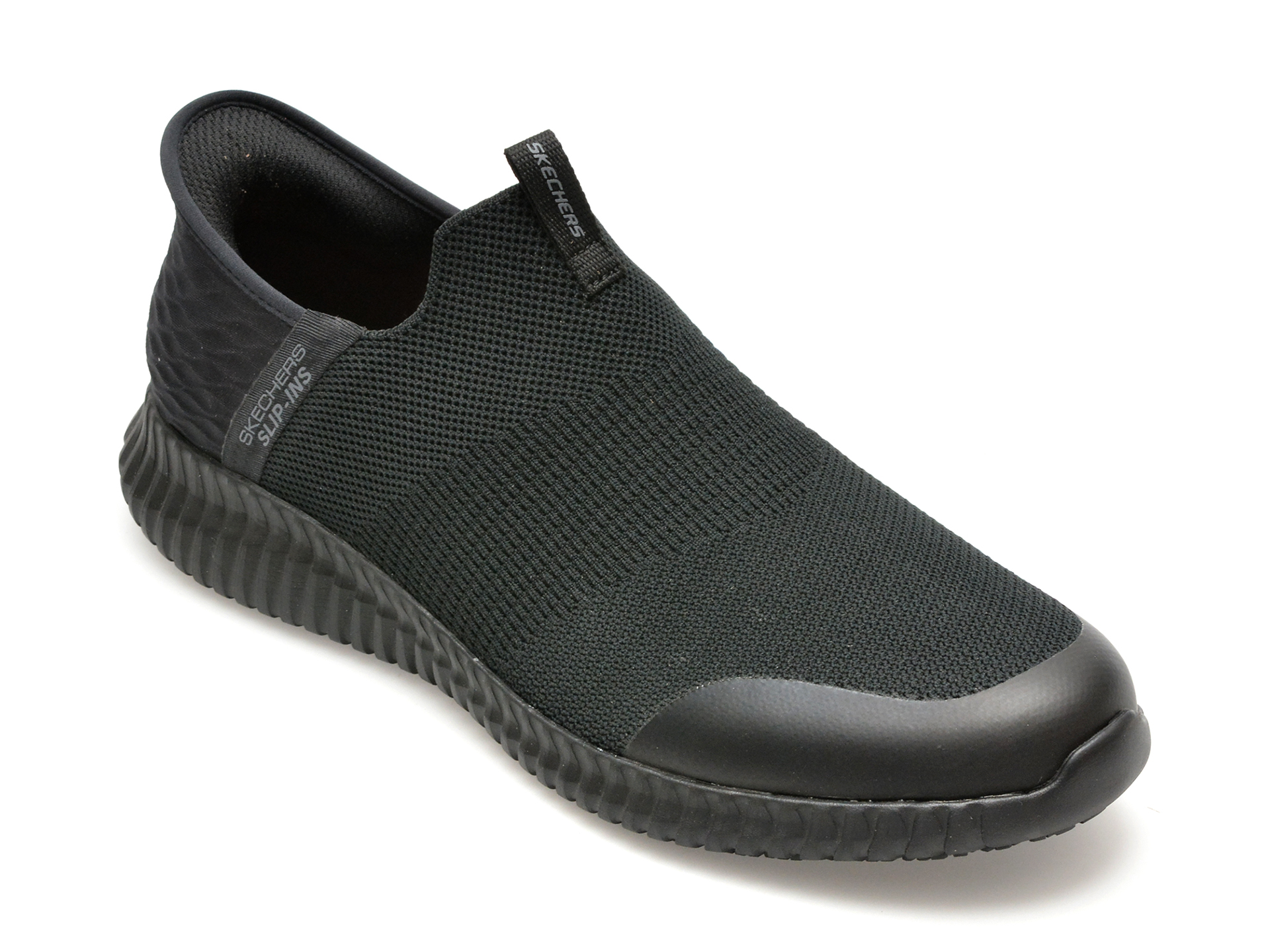 Pantofi SKECHERS negri, 200171E, din material textil