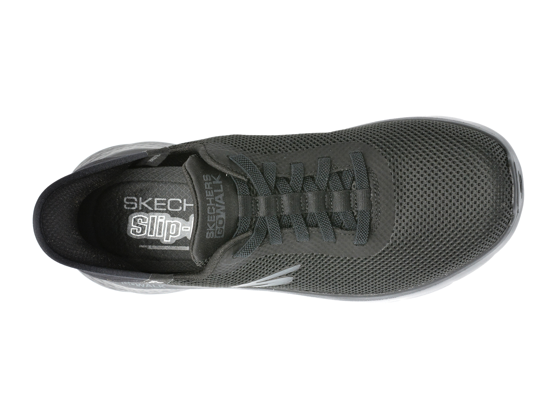 Poze Pantofi SKECHERS negri, 216496, din material textil Otter