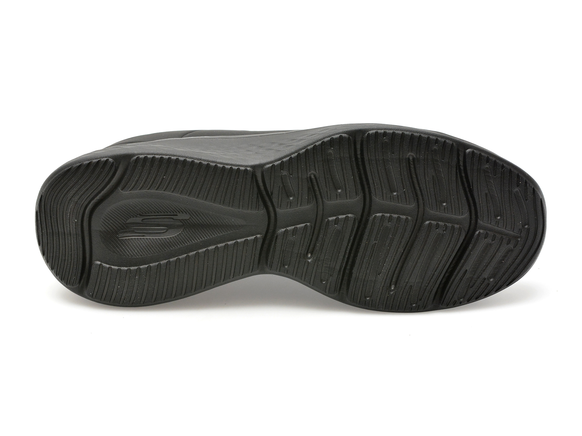 Pantofi SKECHERS negri, 232499, din piele ecologica