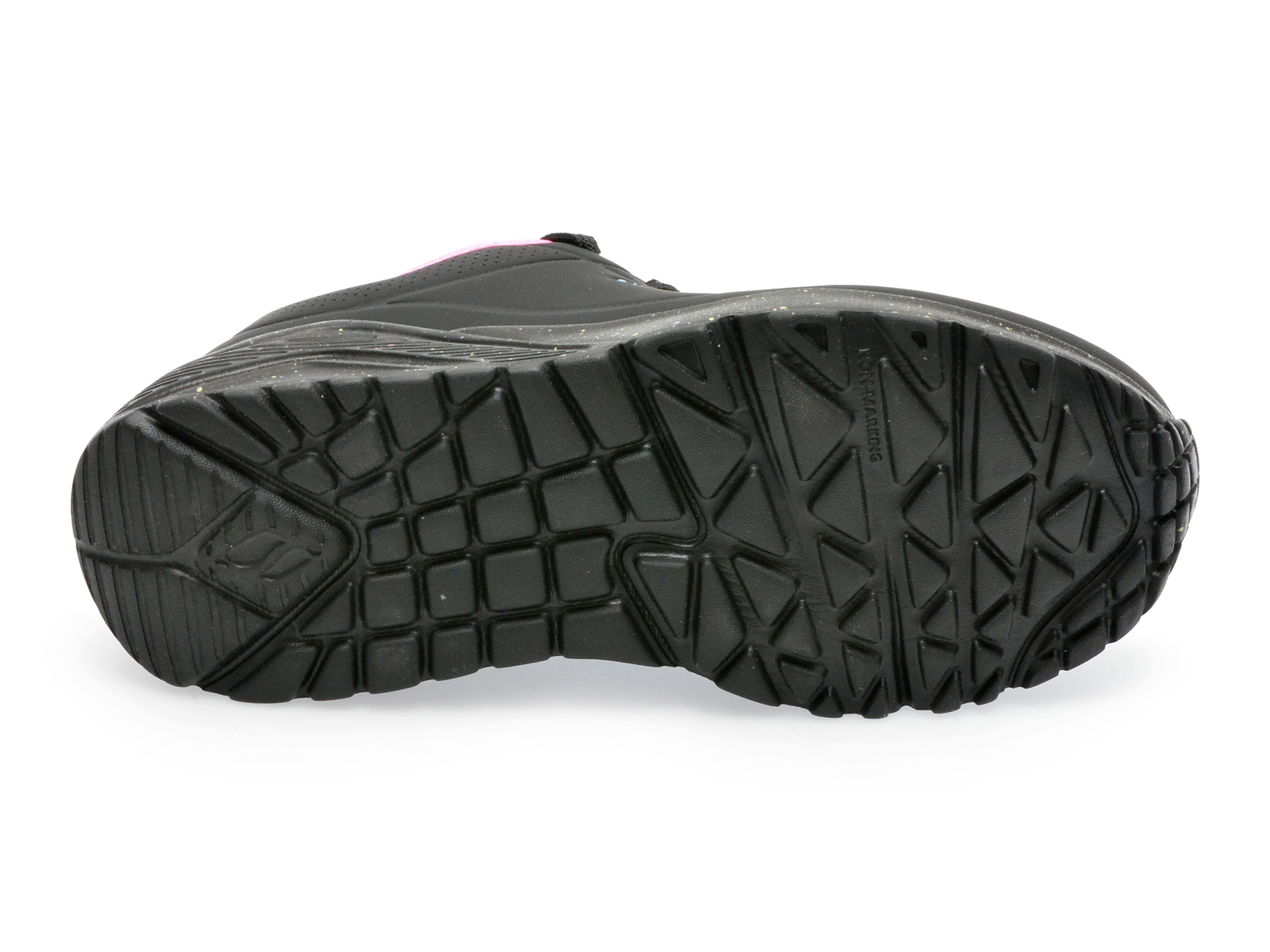 Pantofi SKECHERS negri, 310456L, din piele ecologica