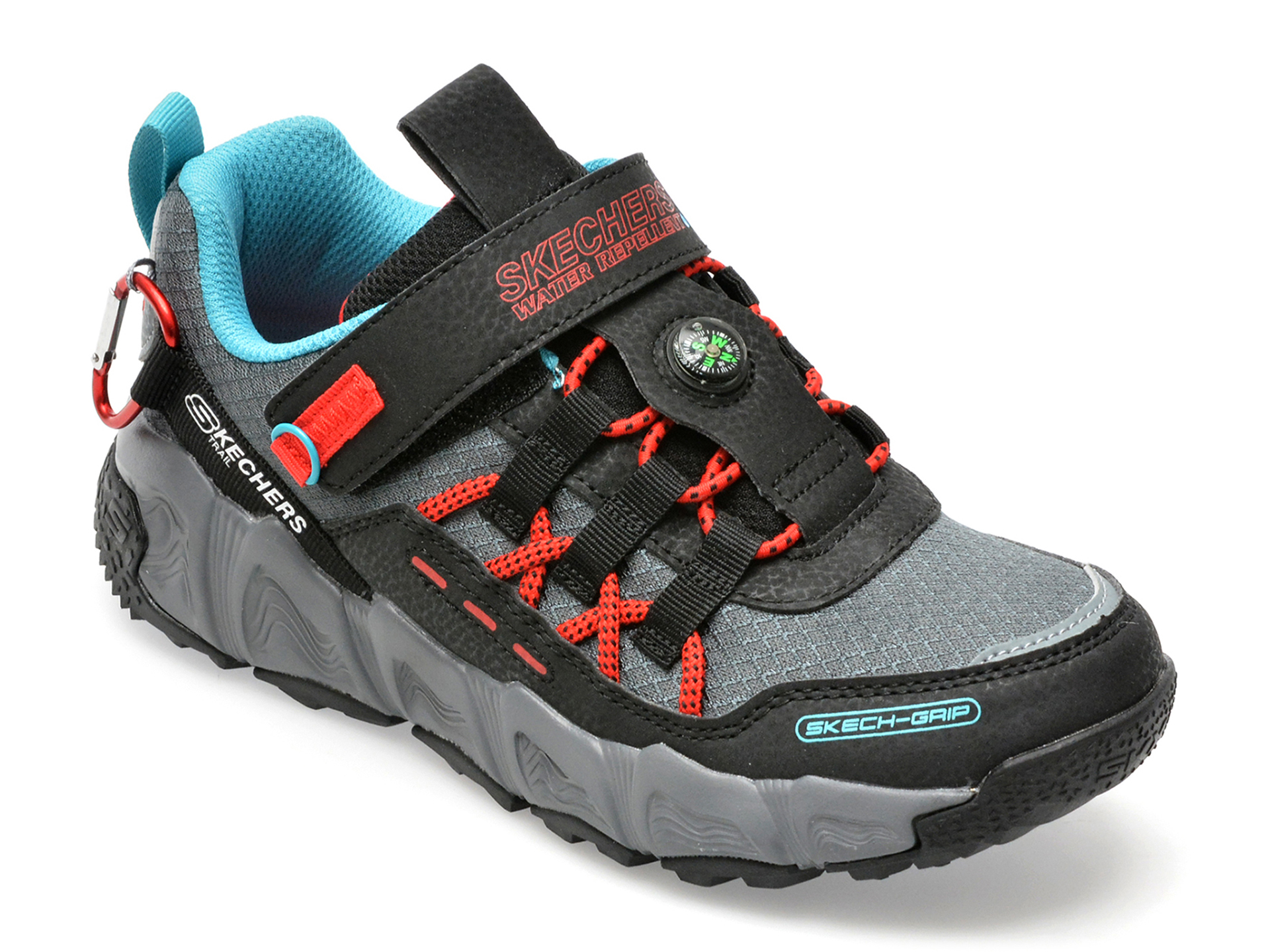 Pantofi SKECHERS negri, 406423L, din material textil imagine reduceri black friday 2021 otter.ro